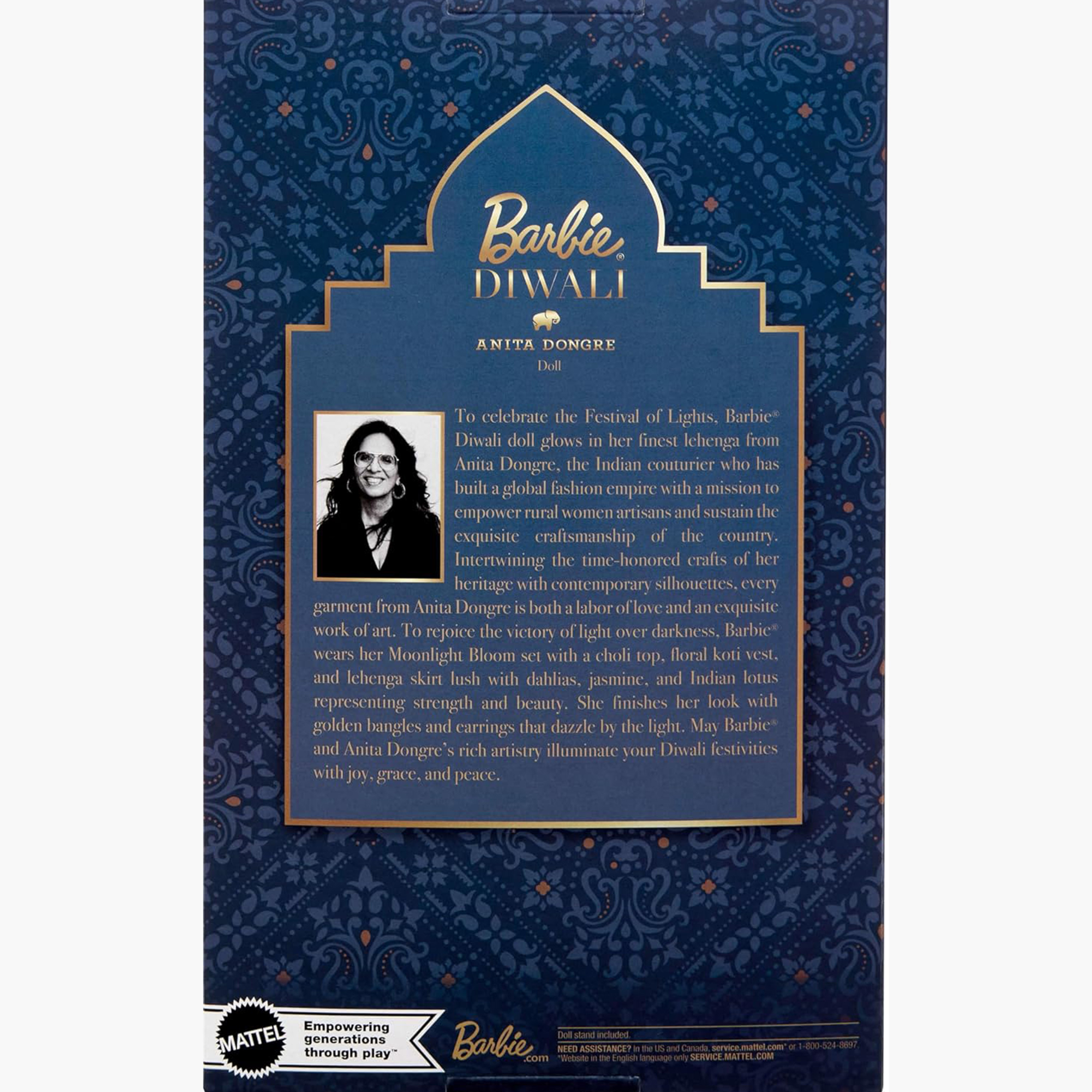 Barbie Signature Diwali Doll by Anita Dongre Wearing Festival of Lights Look, Holiday Collectible-toys-dollsandplaysets-dolls-image-7