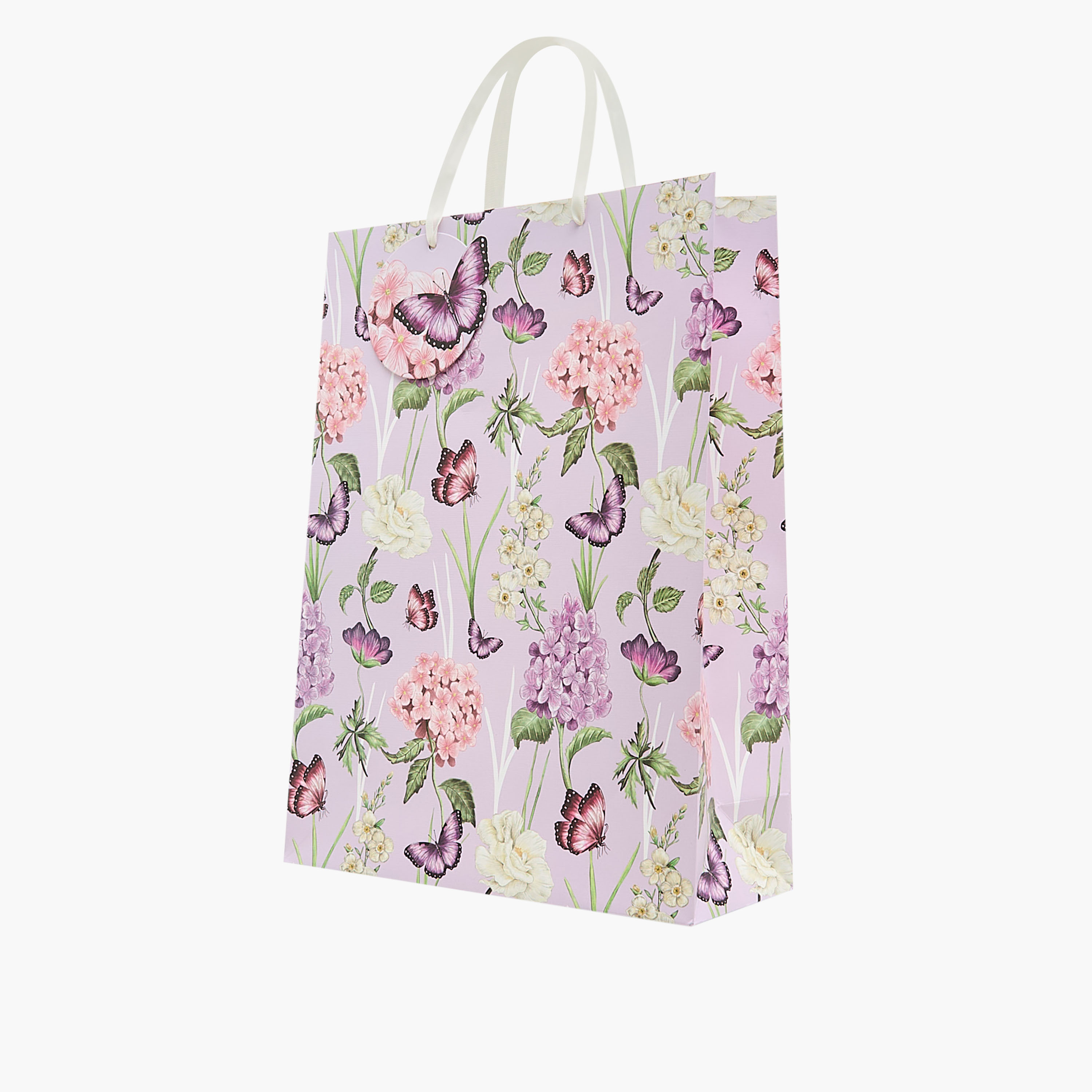 Floral Print Paper Gift Bag - Large-household-giftingaccessories-giftings-image-2