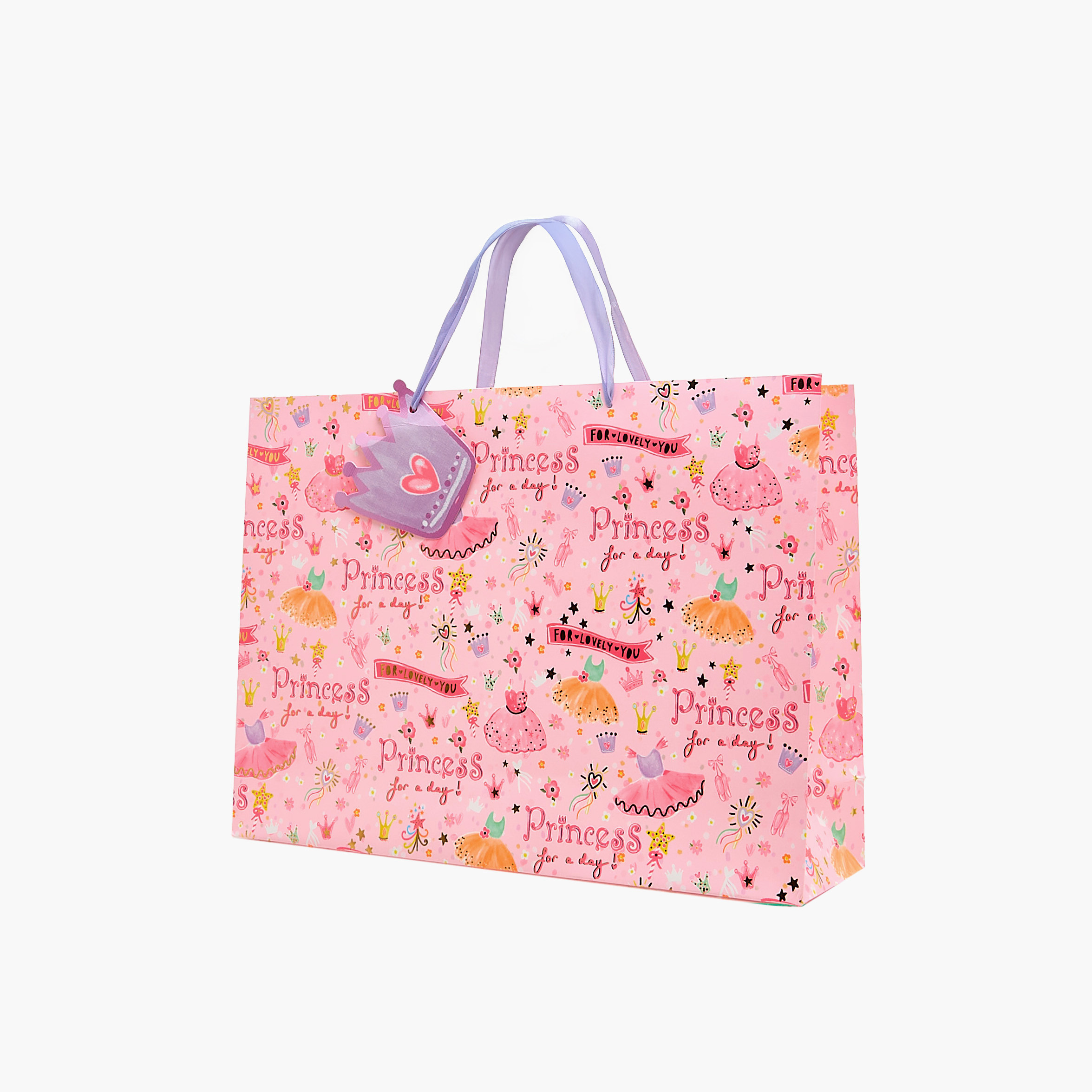 Princess Print Paper Gift Bag - Large-household-giftingaccessories-giftings-image-2