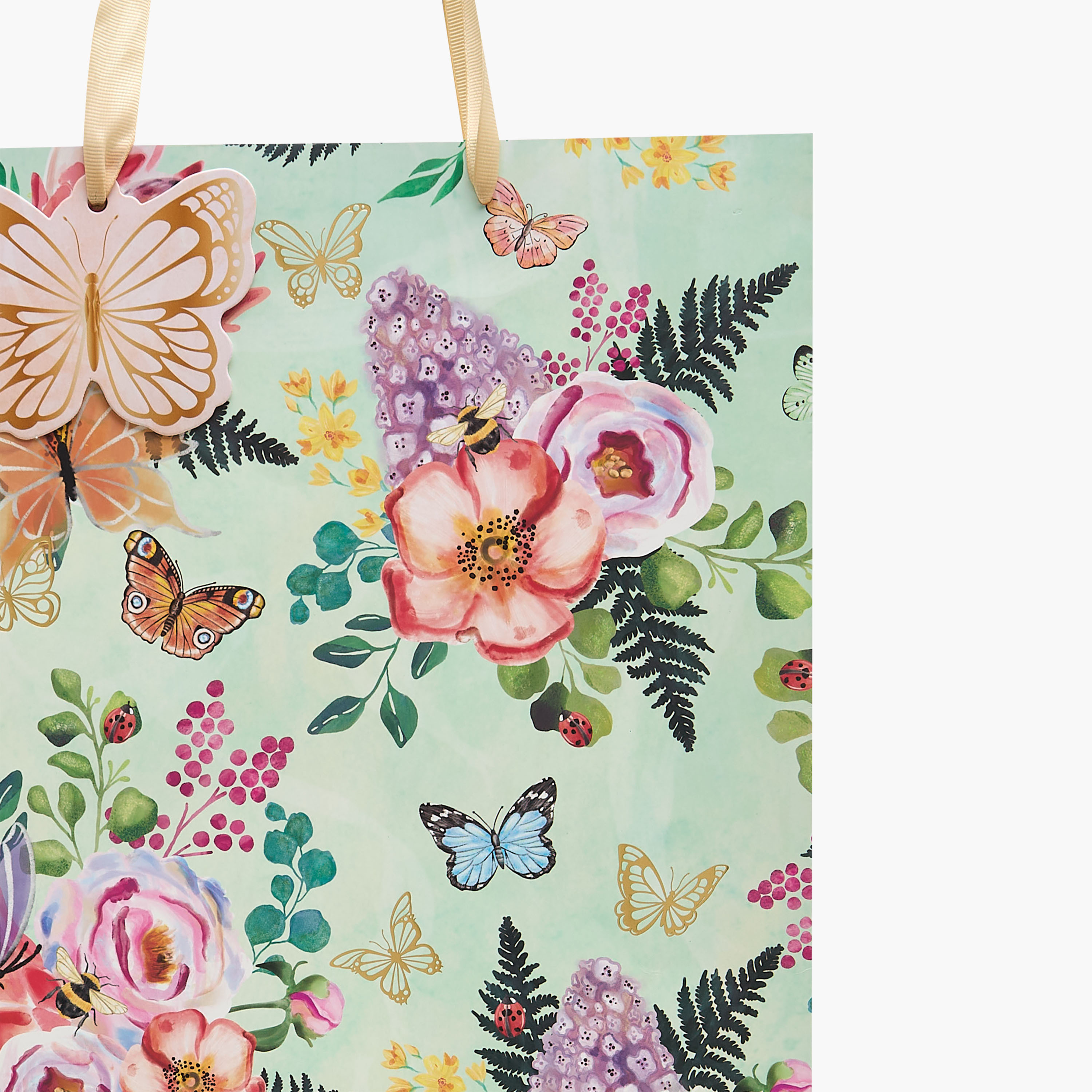 Floral Print Paper Gift Bag - Large-household-giftingaccessories-giftings-image-3