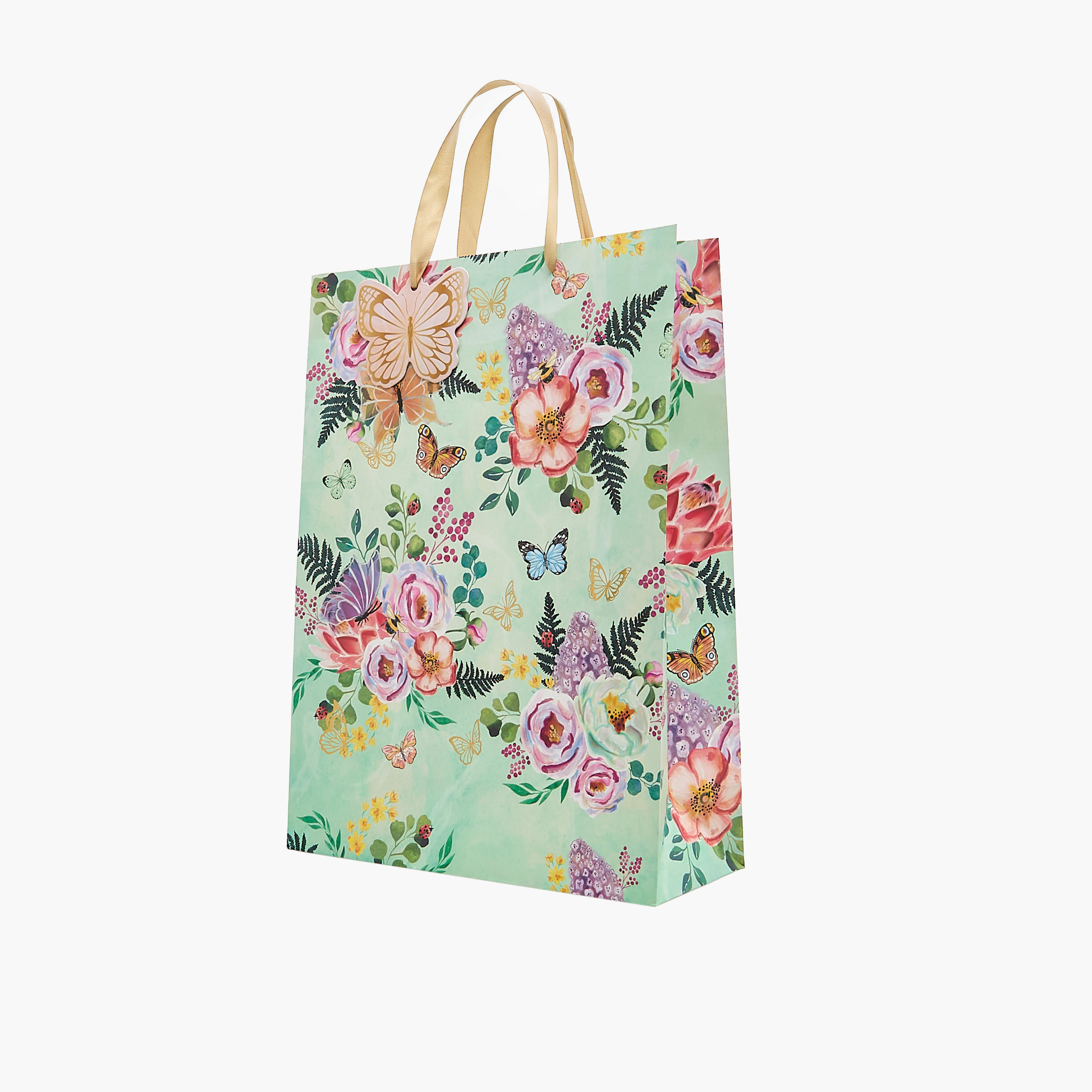 Floral Print Paper Gift Bag - Extra Large-household-giftingaccessories-giftings-image-2