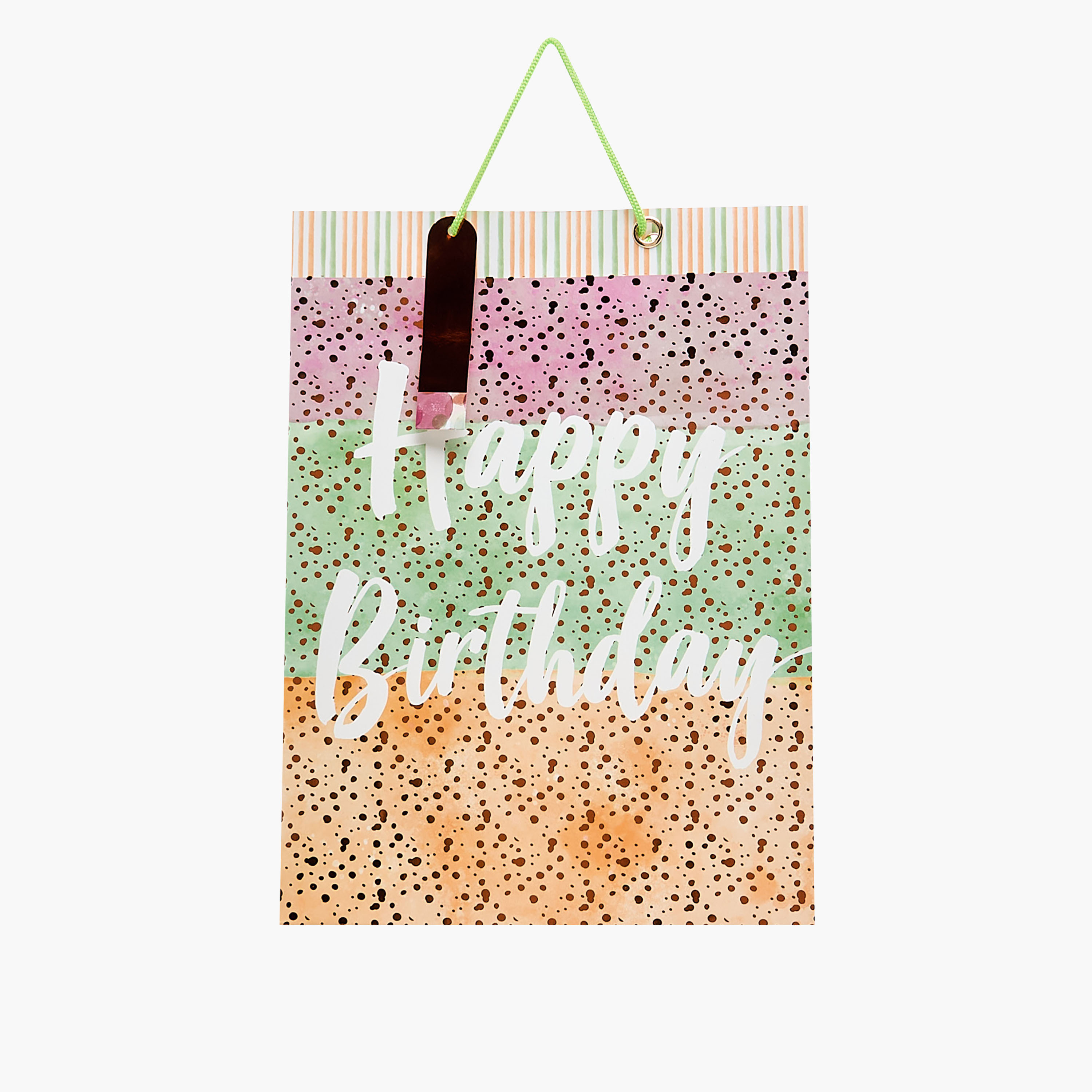 Happy Birthday Print Paper Gift Bag - Extra Large-household-giftingaccessories-giftings-image-1