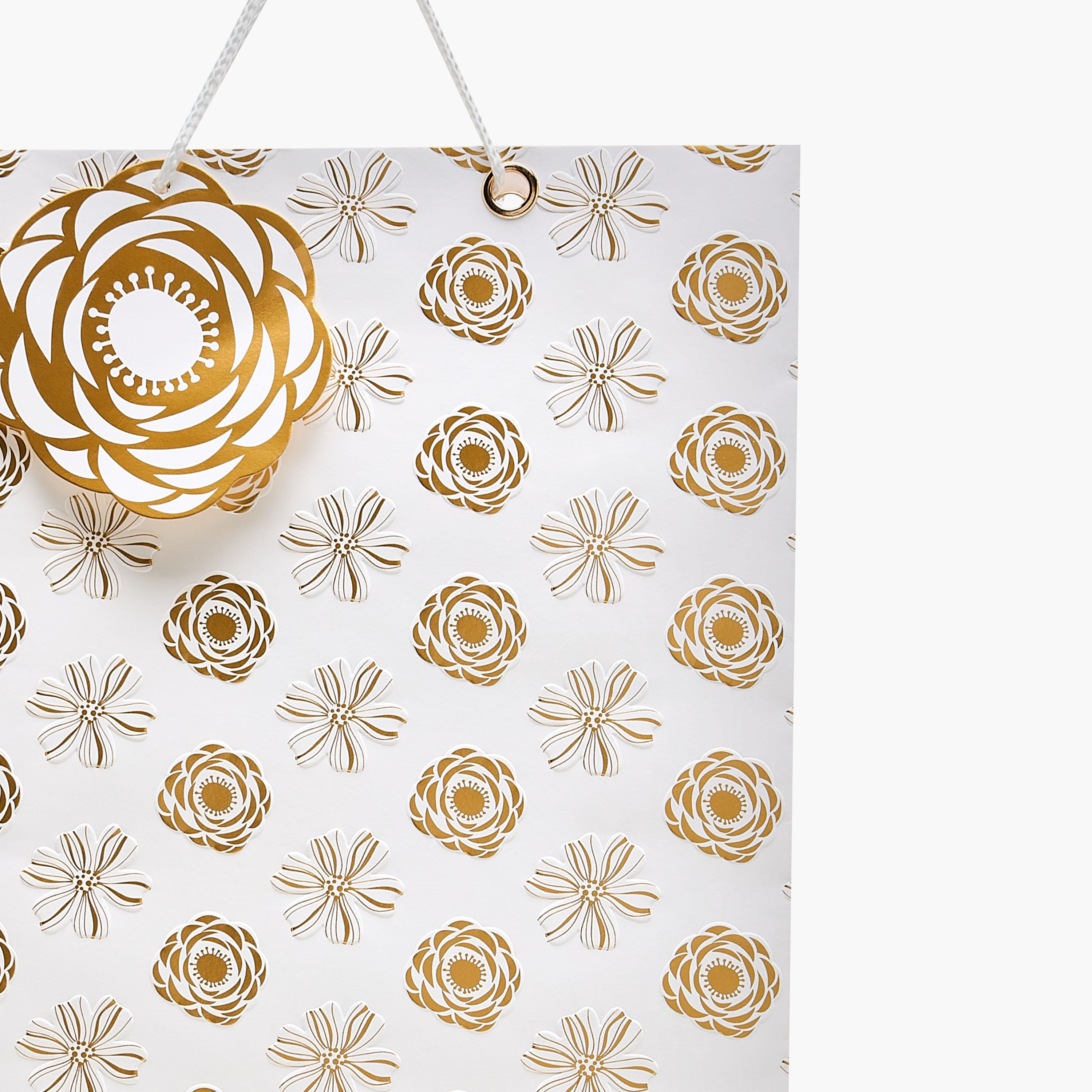 Flower Print Paper Gift Bag - Large-household-giftingaccessories-giftings-image-3