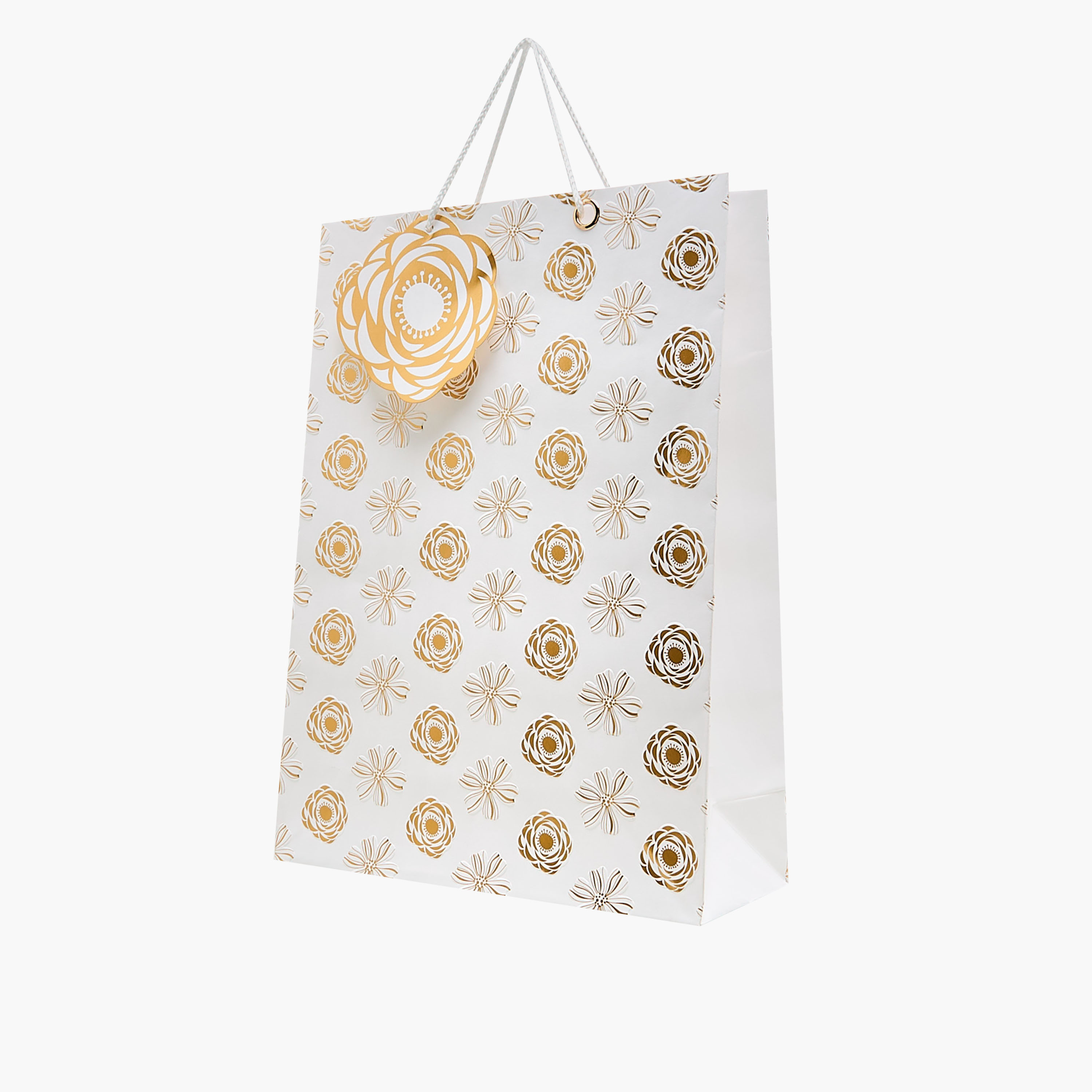 Flower Print Paper Gift Bag - Extra Large-household-giftingaccessories-giftings-image-2