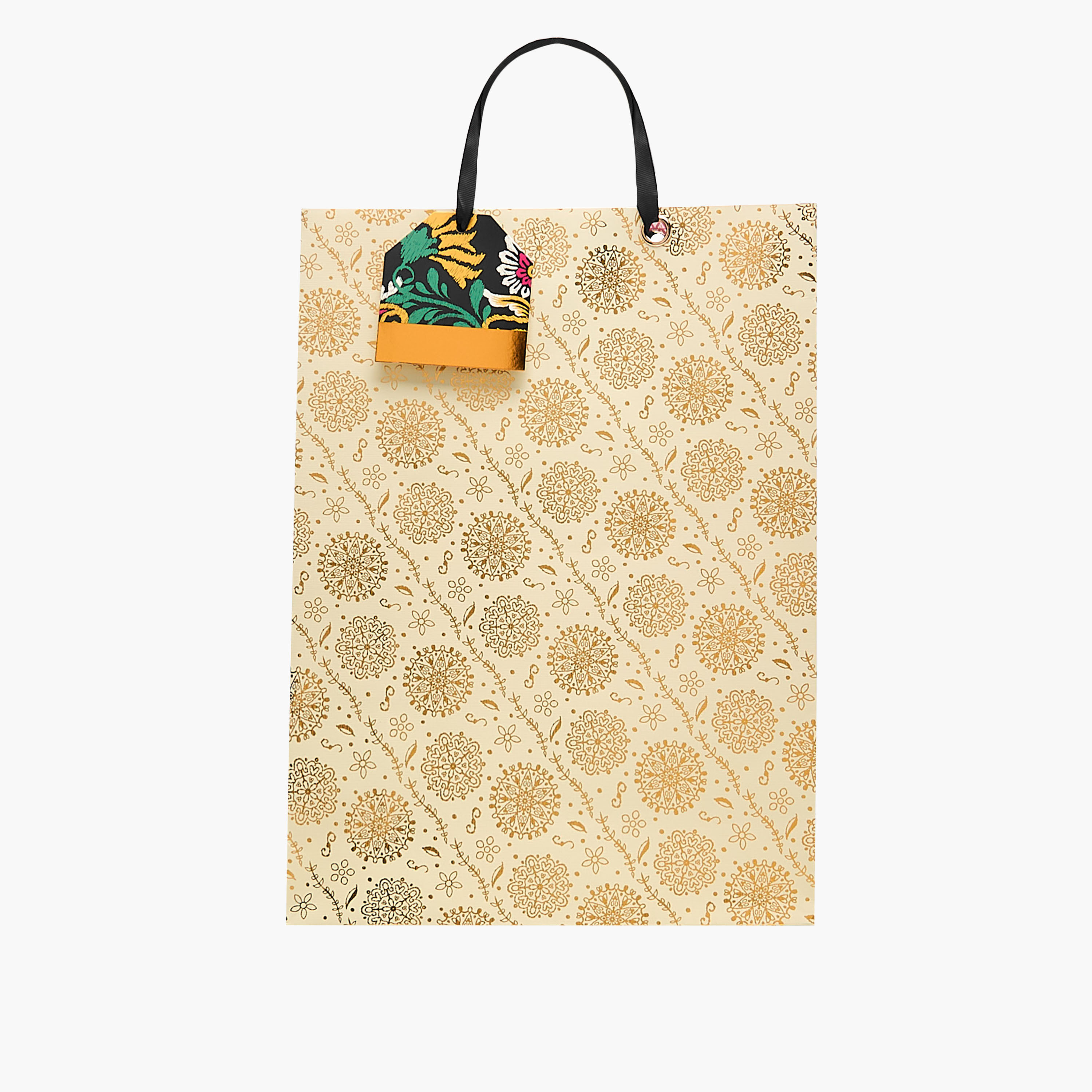 Floral Print Paper Gift Bag - Extra Large-household-giftingaccessories-giftings-image-1