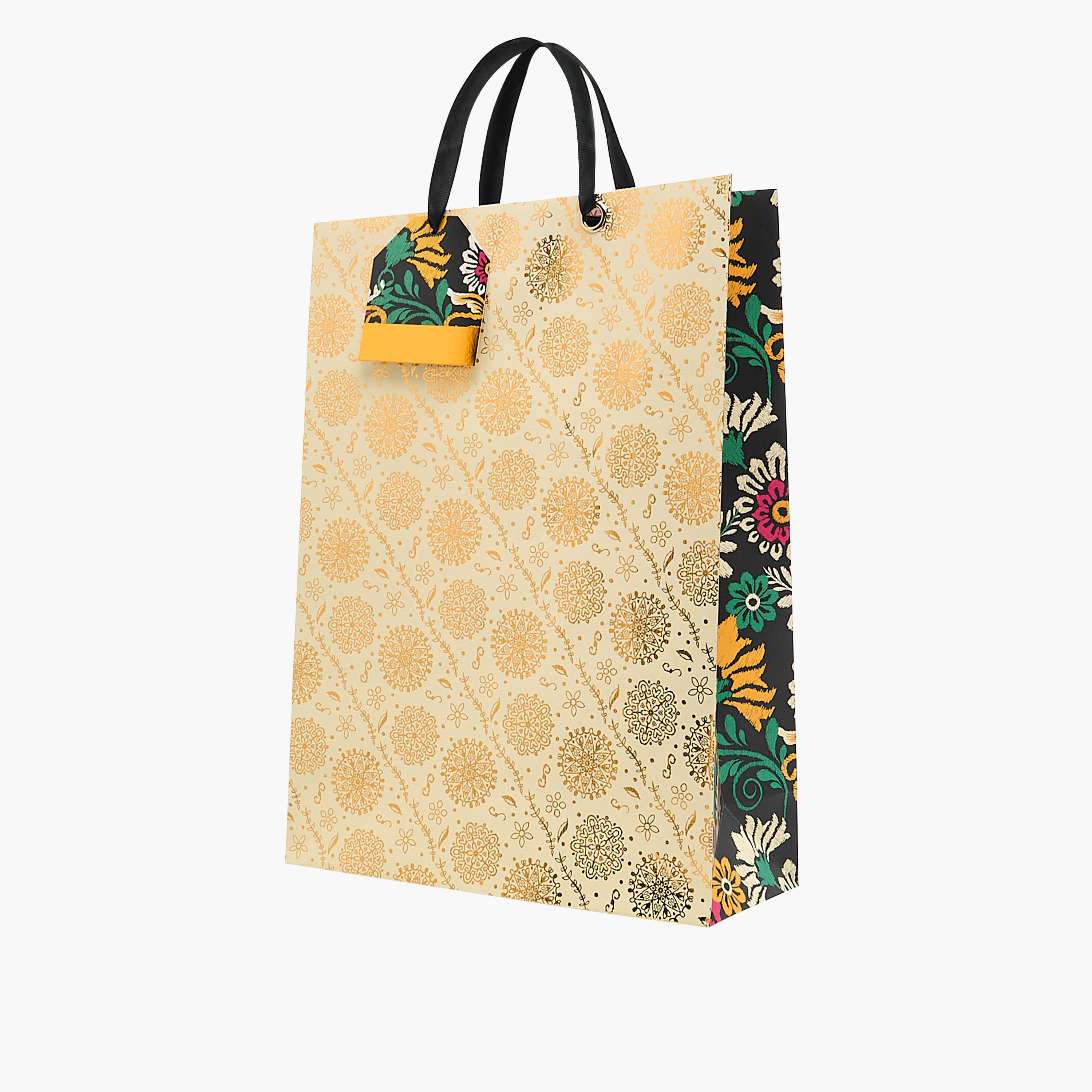 Floral Print Paper Gift Bag - Extra Large-household-giftingaccessories-giftings-image-2