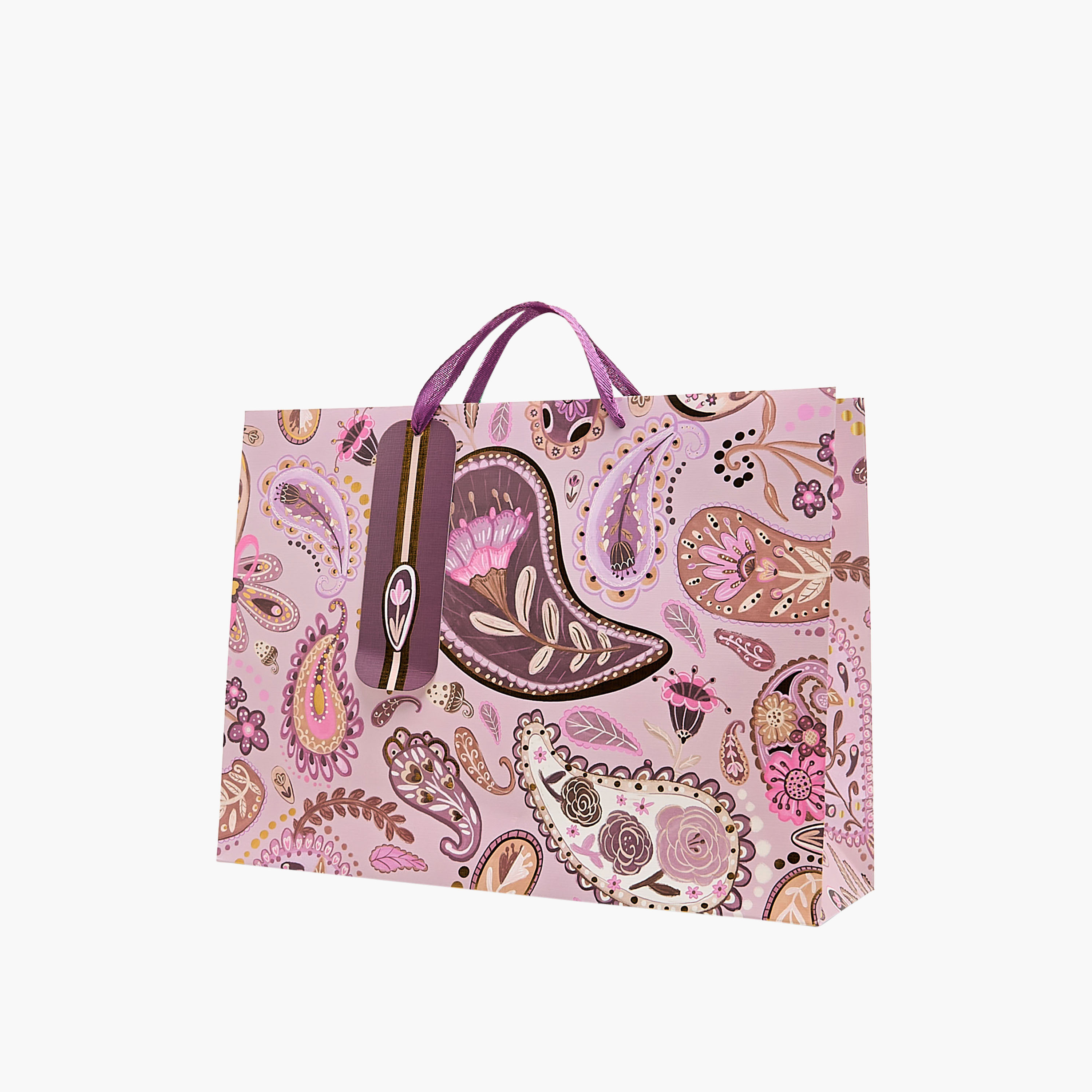 Paisley Print Paper Gift Bag - Extra Large-household-giftingaccessories-giftings-image-2