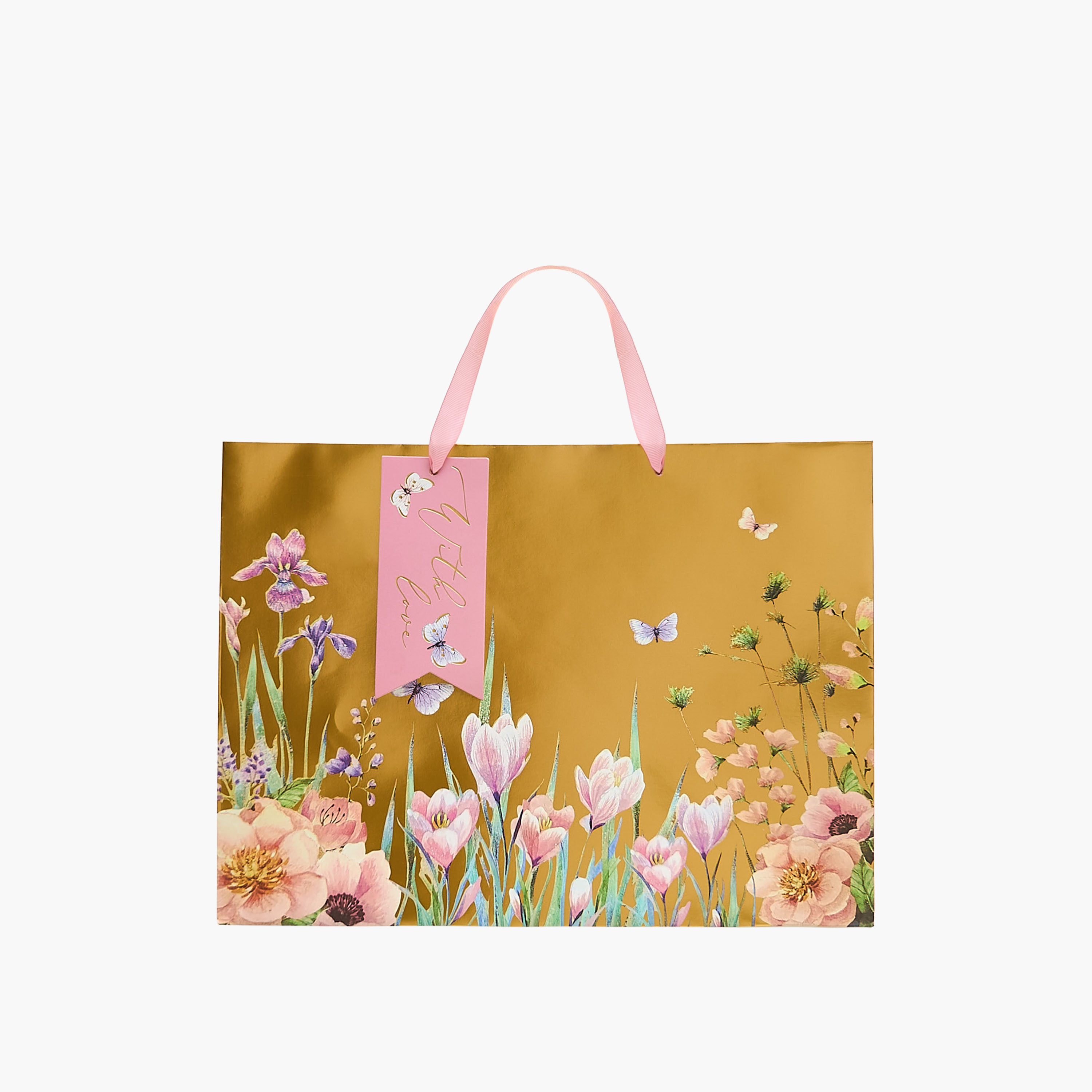 Floral Print Paper Gift Bag - Extra Large-household-giftingaccessories-giftings-image-1