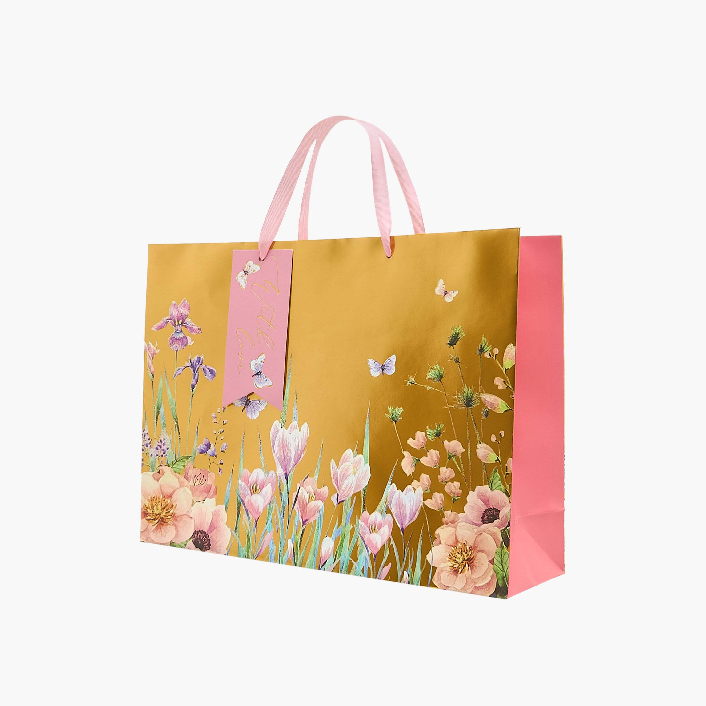 Floral Print Paper Gift Bag - Extra Large-household-giftingaccessories-giftings-image-2