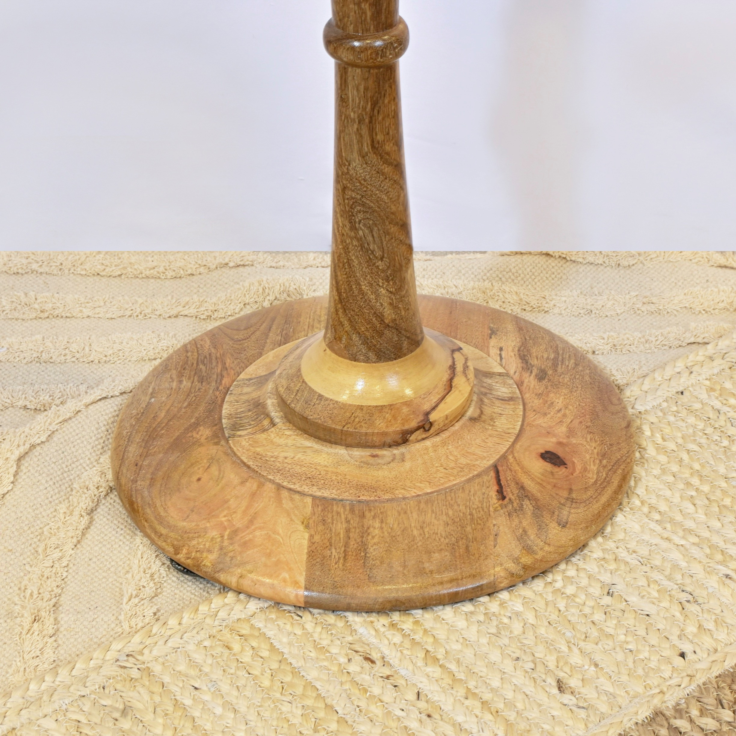 Crafted by Lifestyle Wooden Round Pedestal Table-household-dining-tablelinen-napkinsandaccessories-image-3