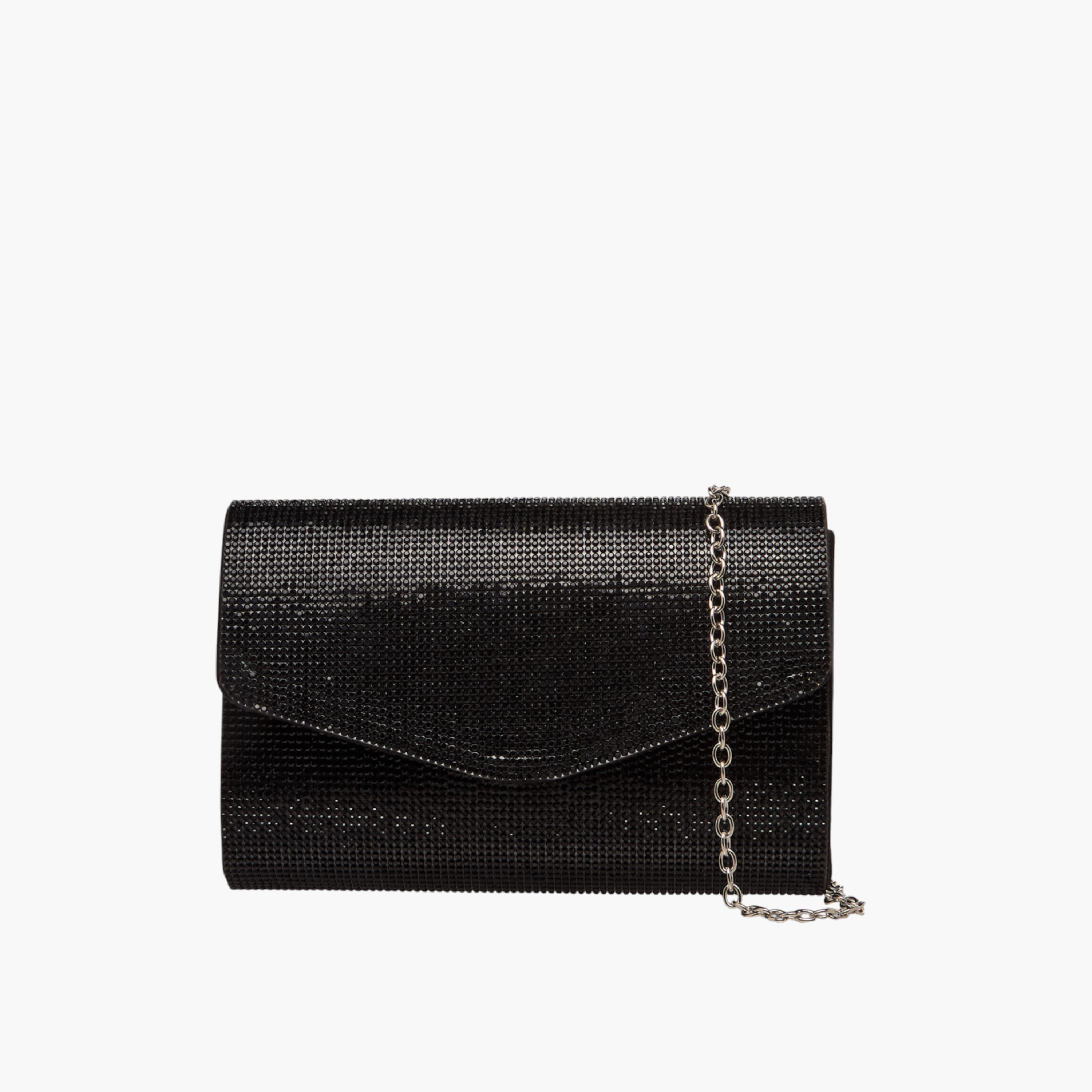 Sasha Yan Embellished Clutch with Chain Strap-women-bagsandwallets-handbags-image-1