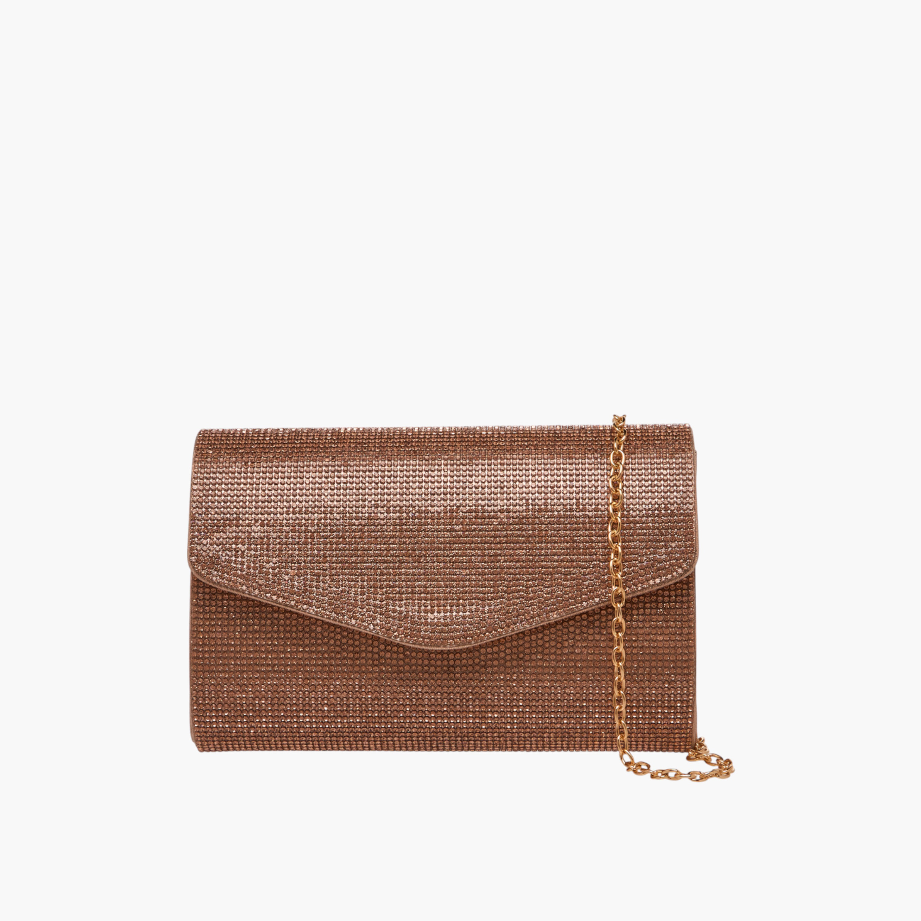 Sasha Yan Embellished Clutch with Chain Strap-women-bagsandwallets-handbags-image-1