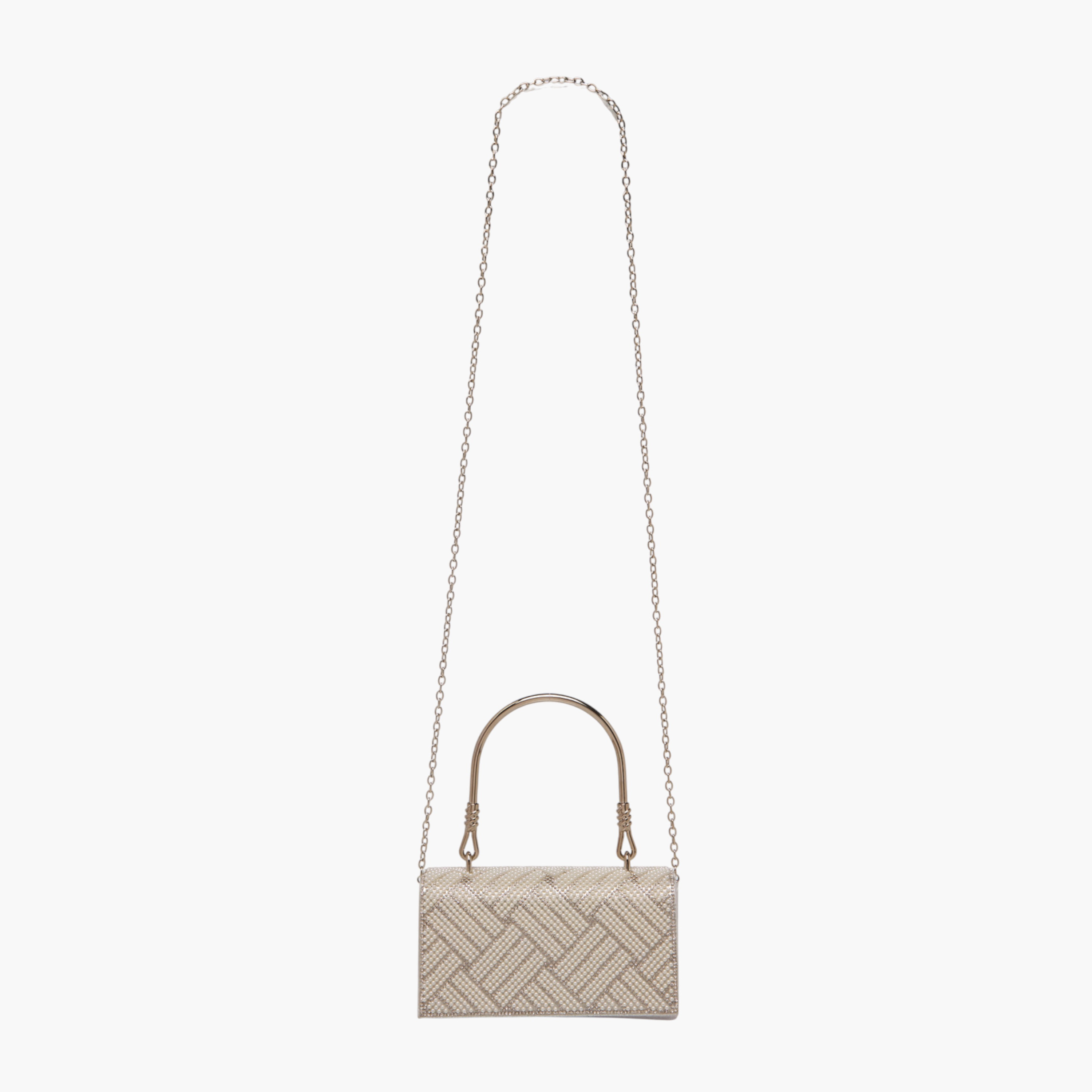 شنطة كلاتش مزينة بالخرز بمقبض يان من ساشا-women-bagsandwallets-handbags-image-3
