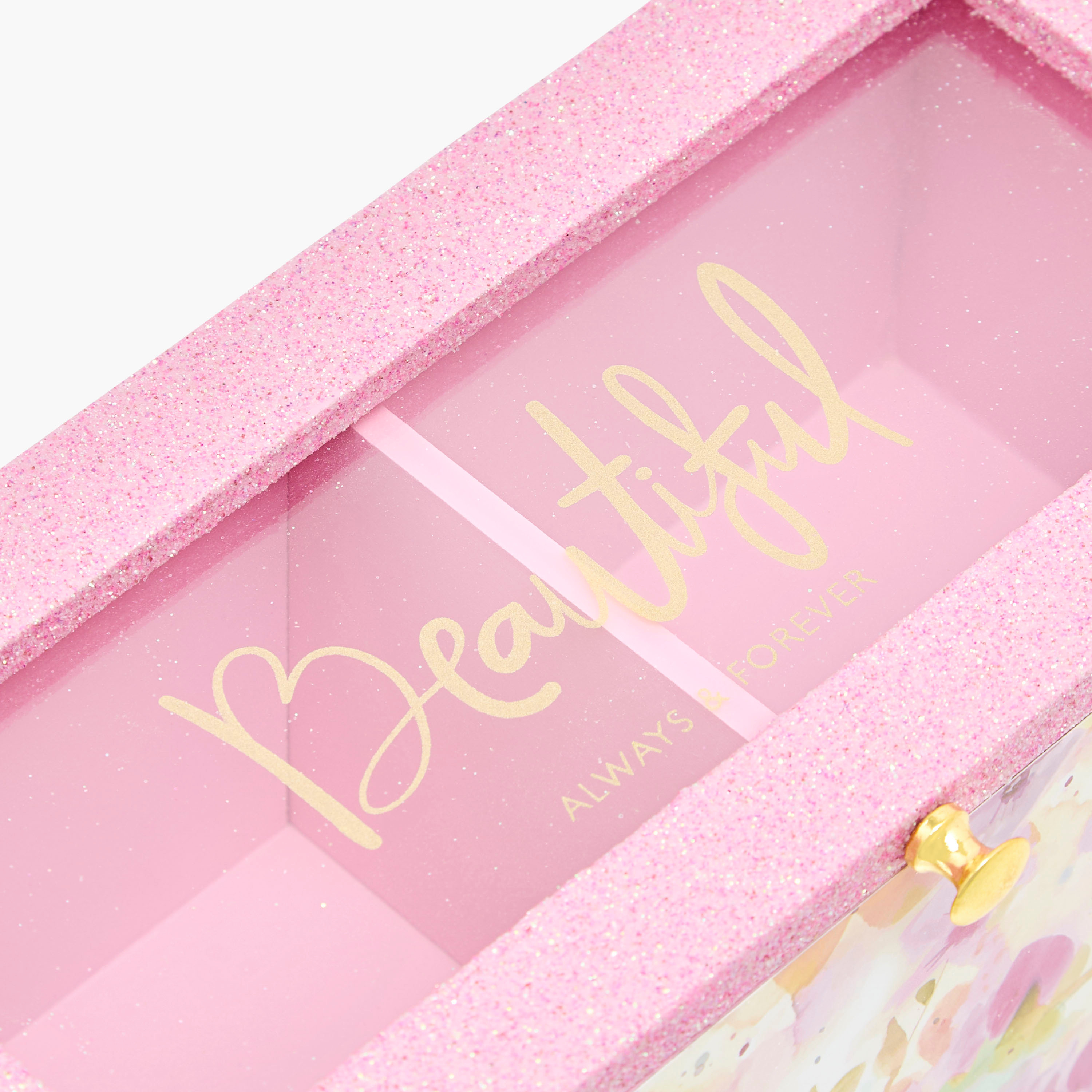 2-Compartment Jewellery Organizer Floral Print  - 22x10x10 cms-women-watchesandjewellery-jewellery-storage-image-6