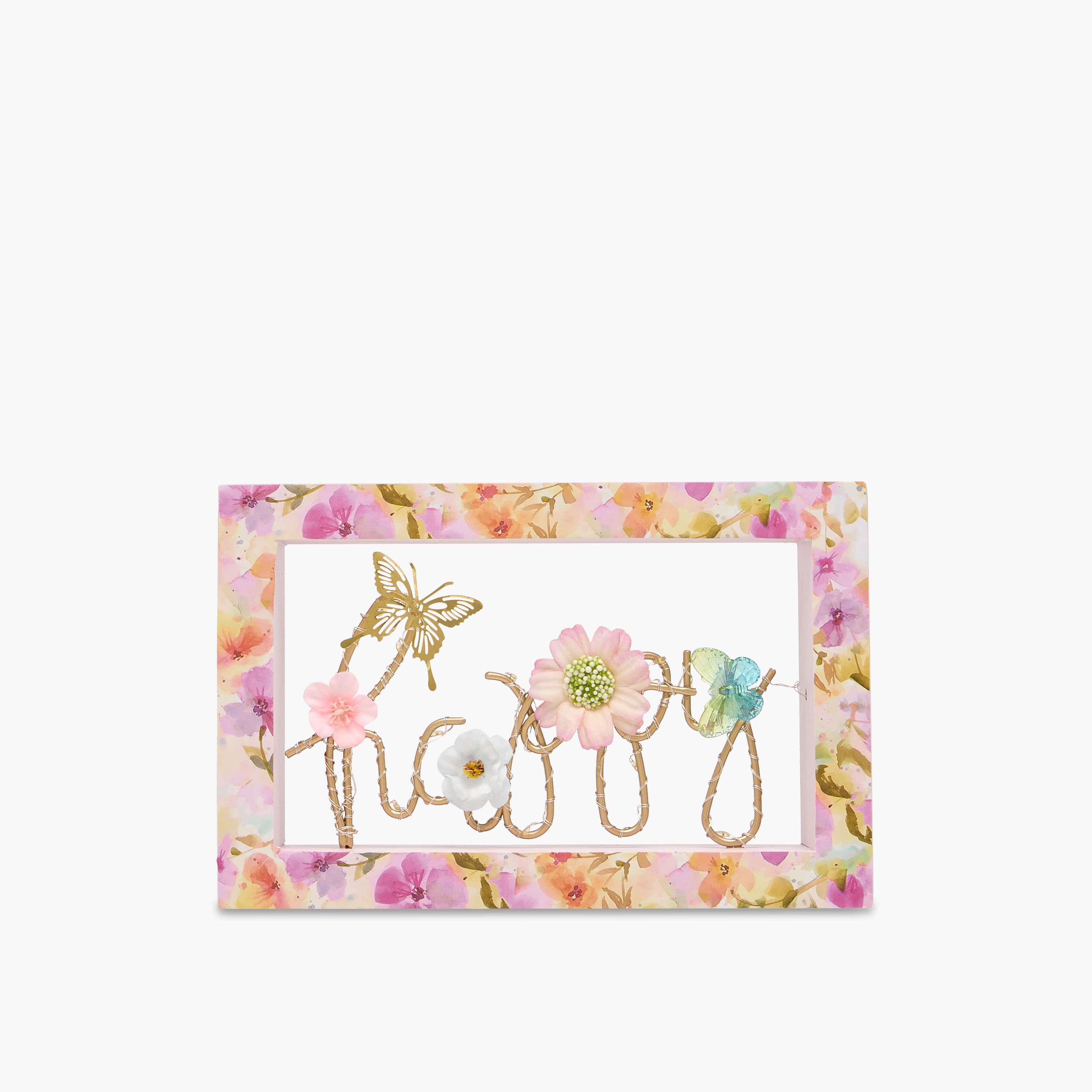 Butterfly Metal LED Word Frame-household-walldecorandmirrors-photoframes-image-1