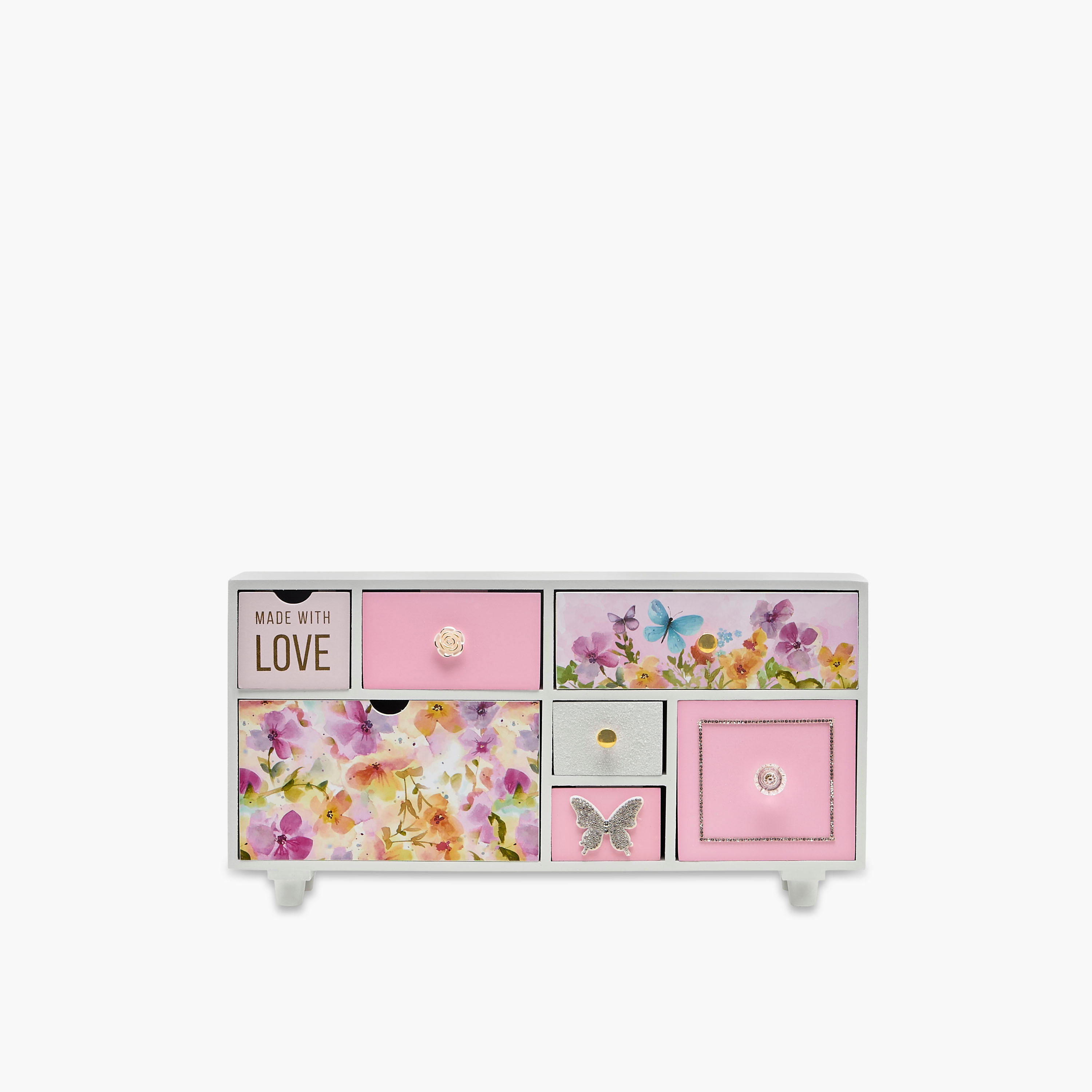 Butterfly Theme Jewellery Cabinet - 39x10x20 cms-women-watchesandjewellery-jewellery-storage-image-2