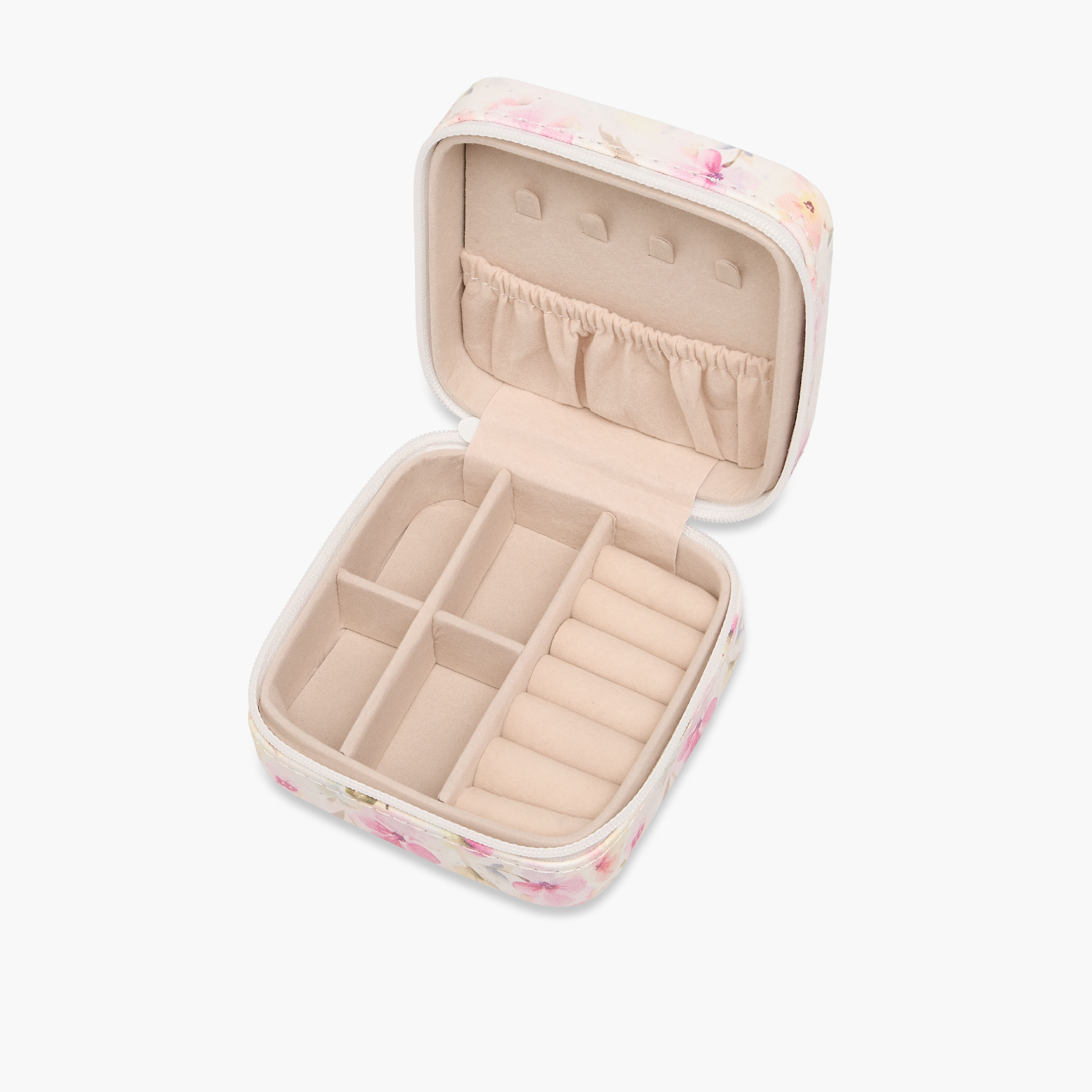 Jewellery Box Floral Print - 9.5x9.5x4.5 cms-women-watchesandjewellery-jewellery-storage-image-6