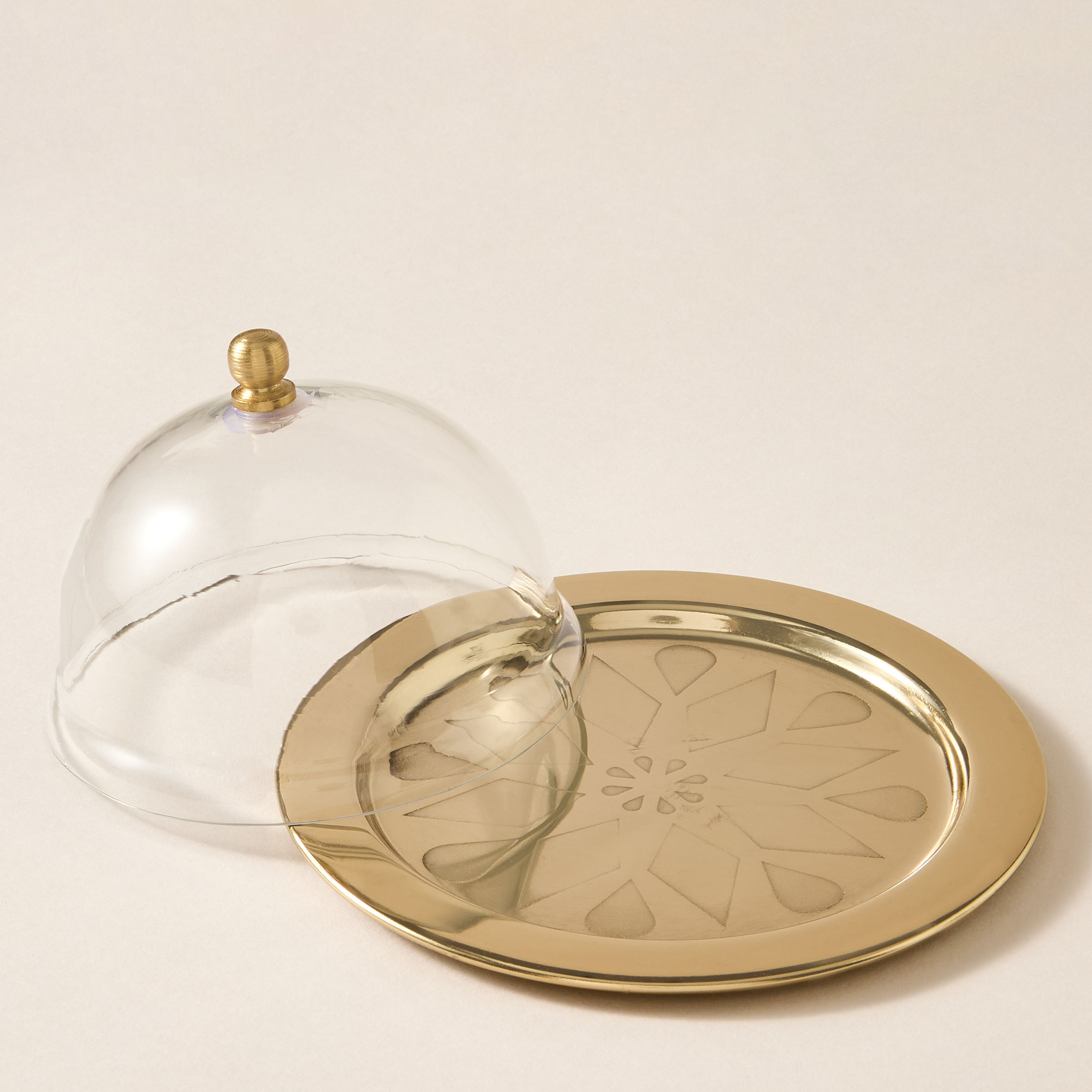 Geometric Engraved Date Bowl with Glass Lid - 16x16 cms-household-decor-decorativeobjectsandsculptures-image-4