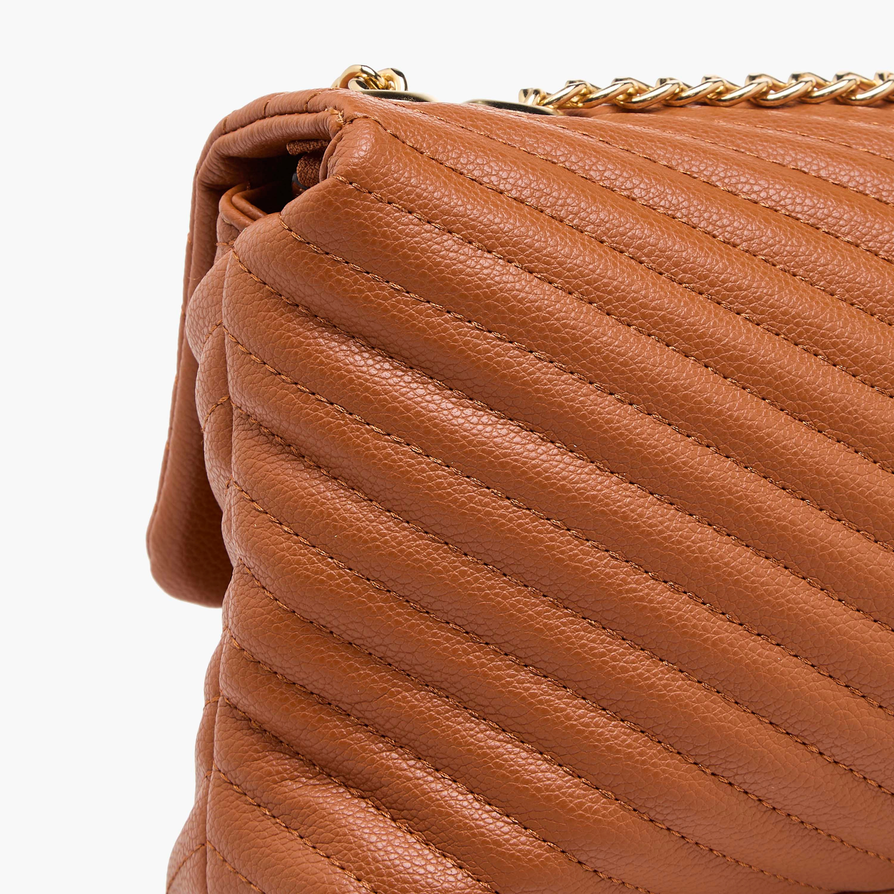 شنطة كروس بودي مبطنة بحزام سلسلة سام من أدور-women-bagsandwallets-handbags-image-6