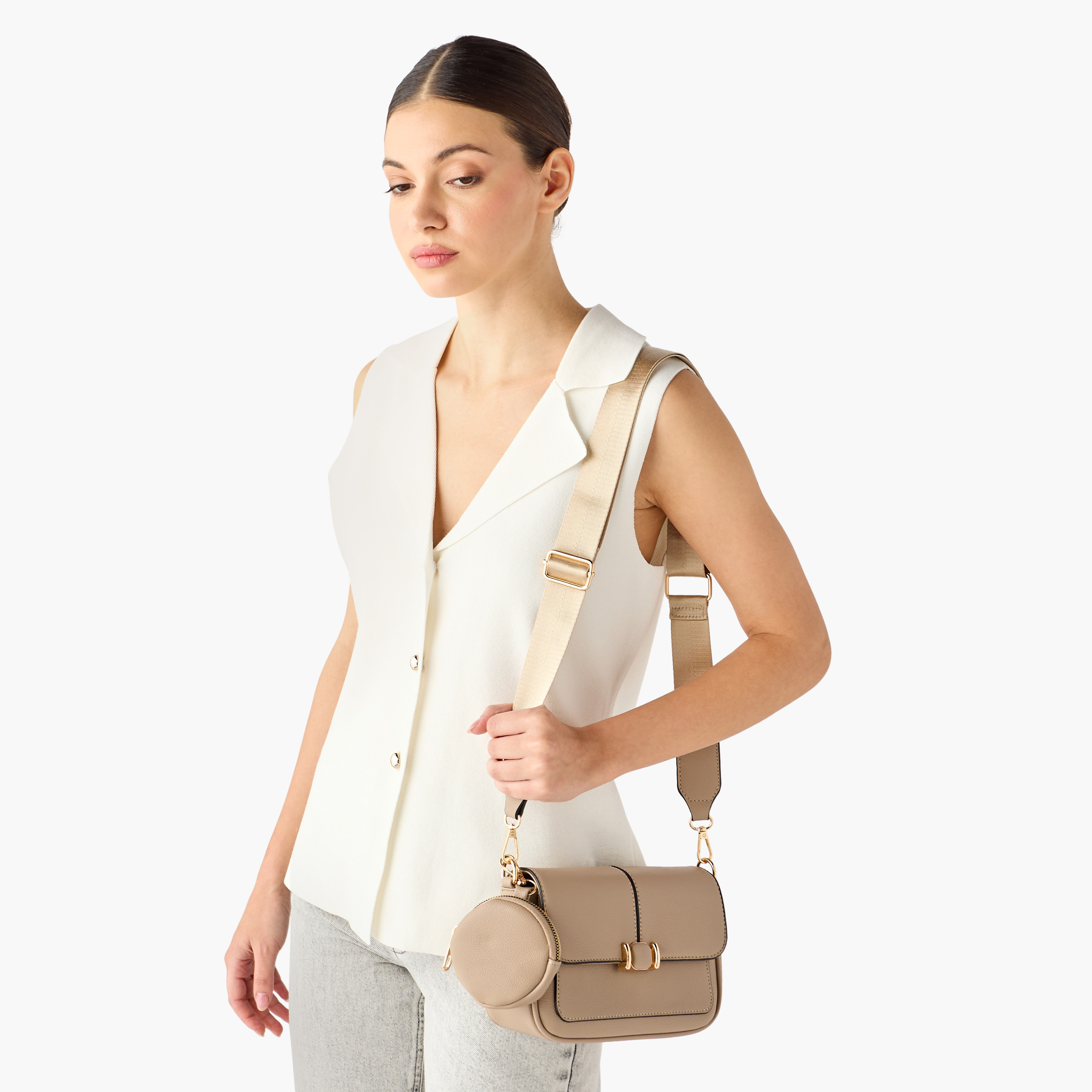 Adore SAM Panelled Crossbody Bag with Pouch-women-bagsandwallets-handbags-image-3