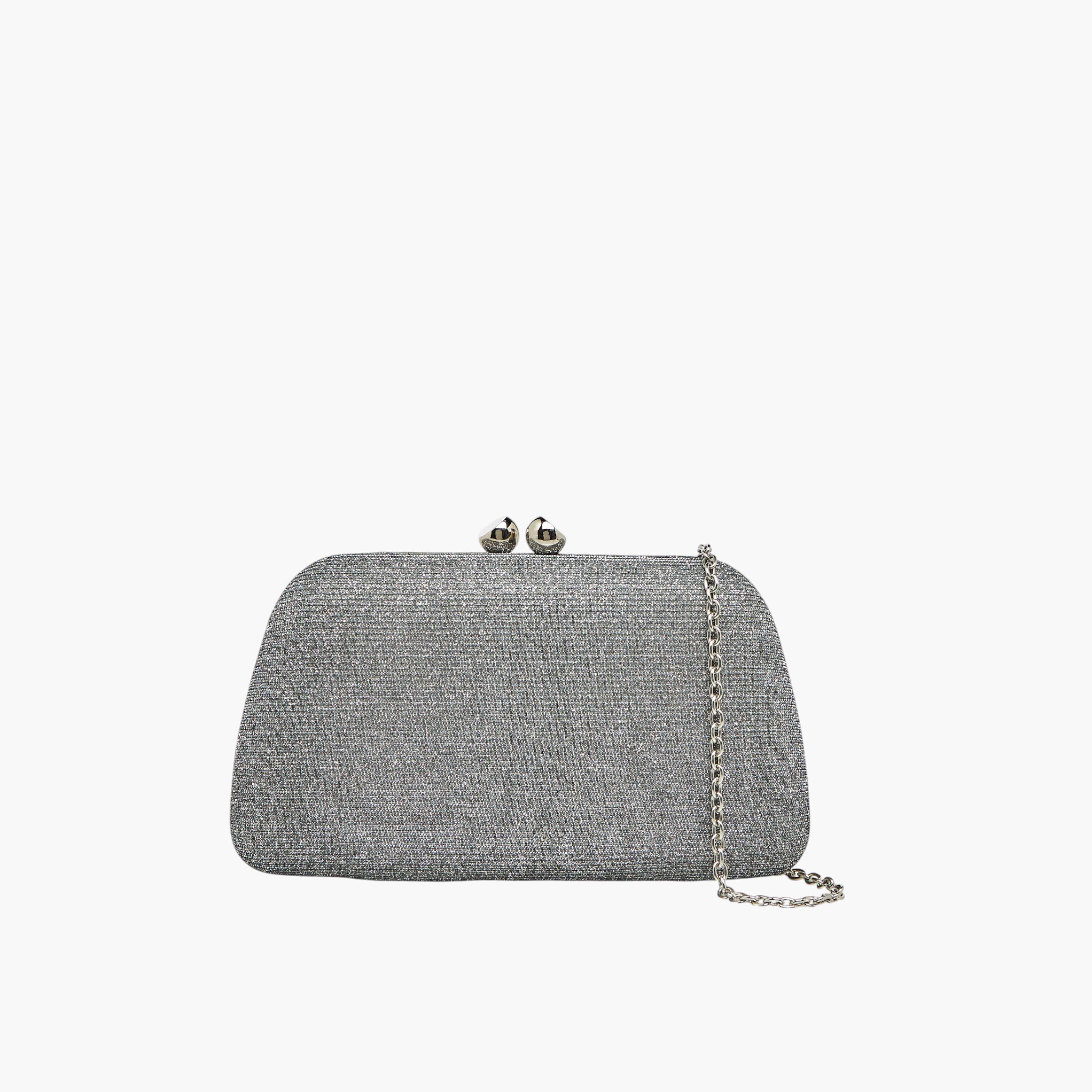 شنطة كلاتش بارزة الملمس بحزام سلسلة من ساشا-women-bagsandwallets-handbags-image-1