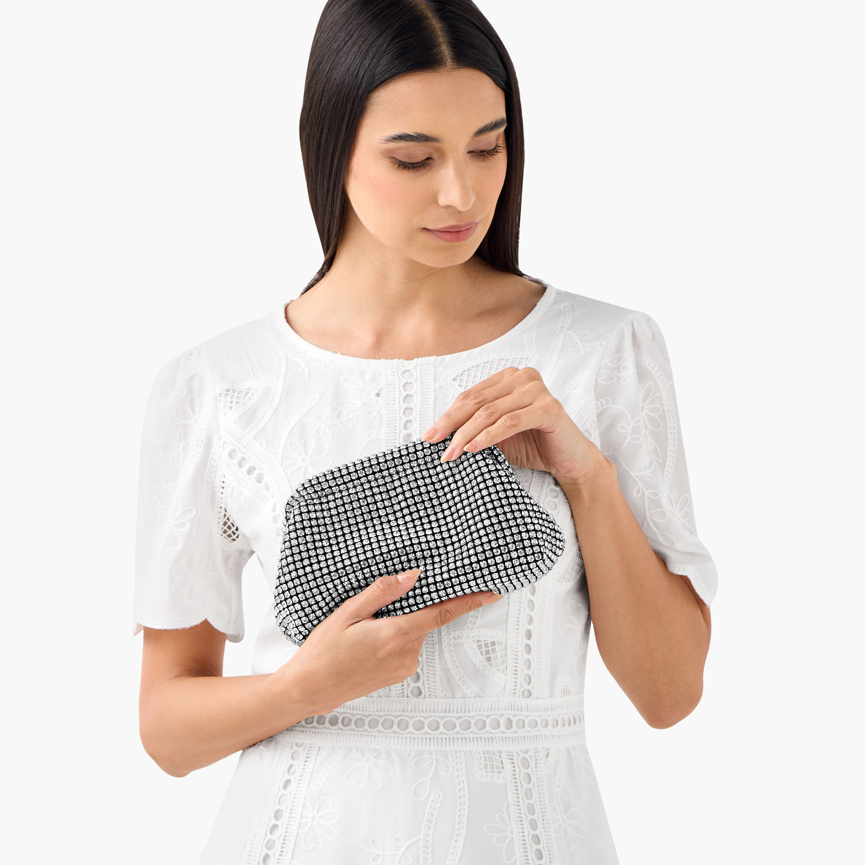 Sasha Embellished Clutch with Detachable Chain Strap-women-bagsandwallets-handbags-image-2