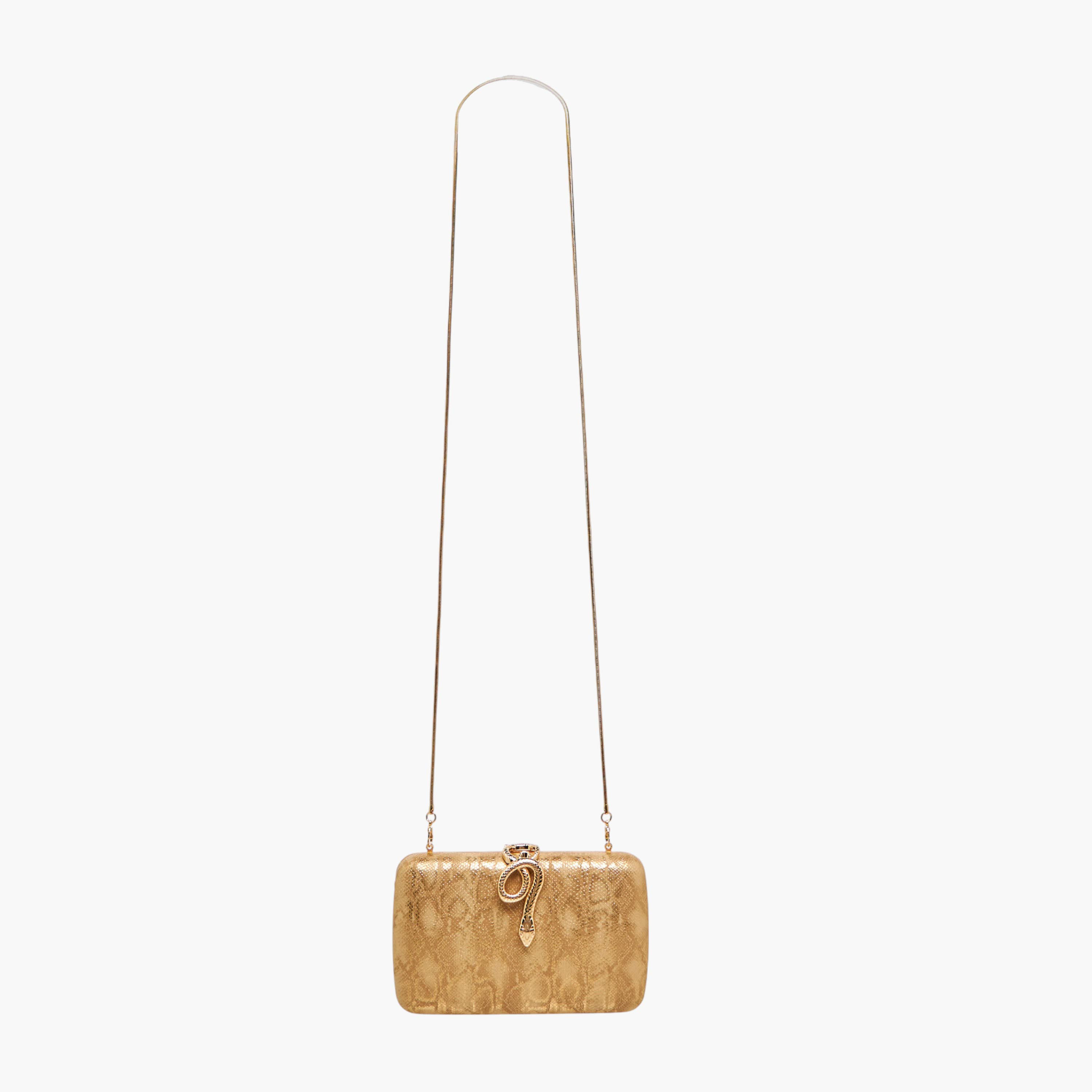 شنطة كلاتش بارزة الملمس بحزام سلسلة قابل للفصل من ساشا-women-bagsandwallets-handbags-image-3