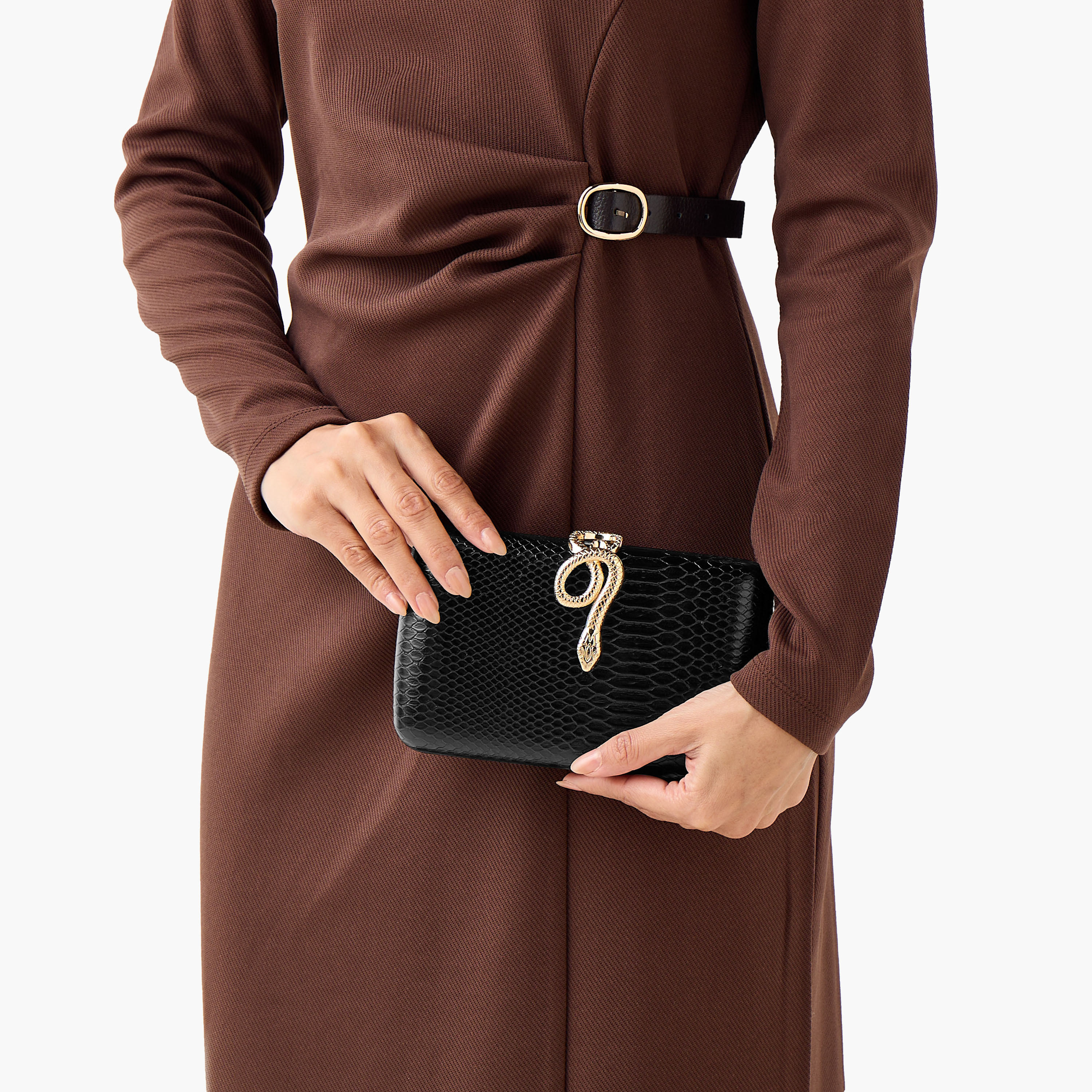 Sasha Textured Clutch with Detachable Chain Strap-women-bagsandwallets-handbags-image-2