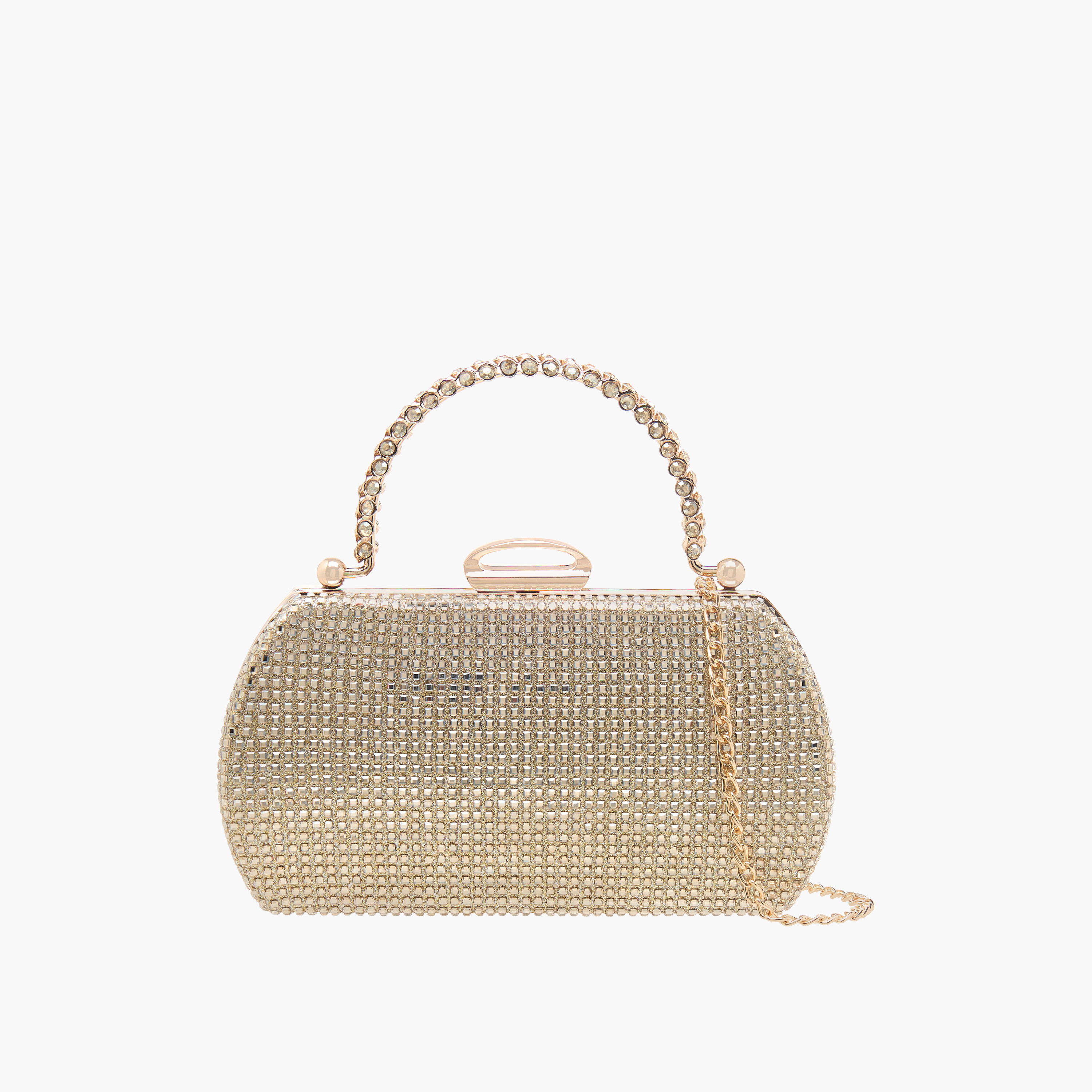 شنطة كلاتش مزينة بحزام سلسلة قابل للفصل من ساشا-women-bagsandwallets-handbags-image-1