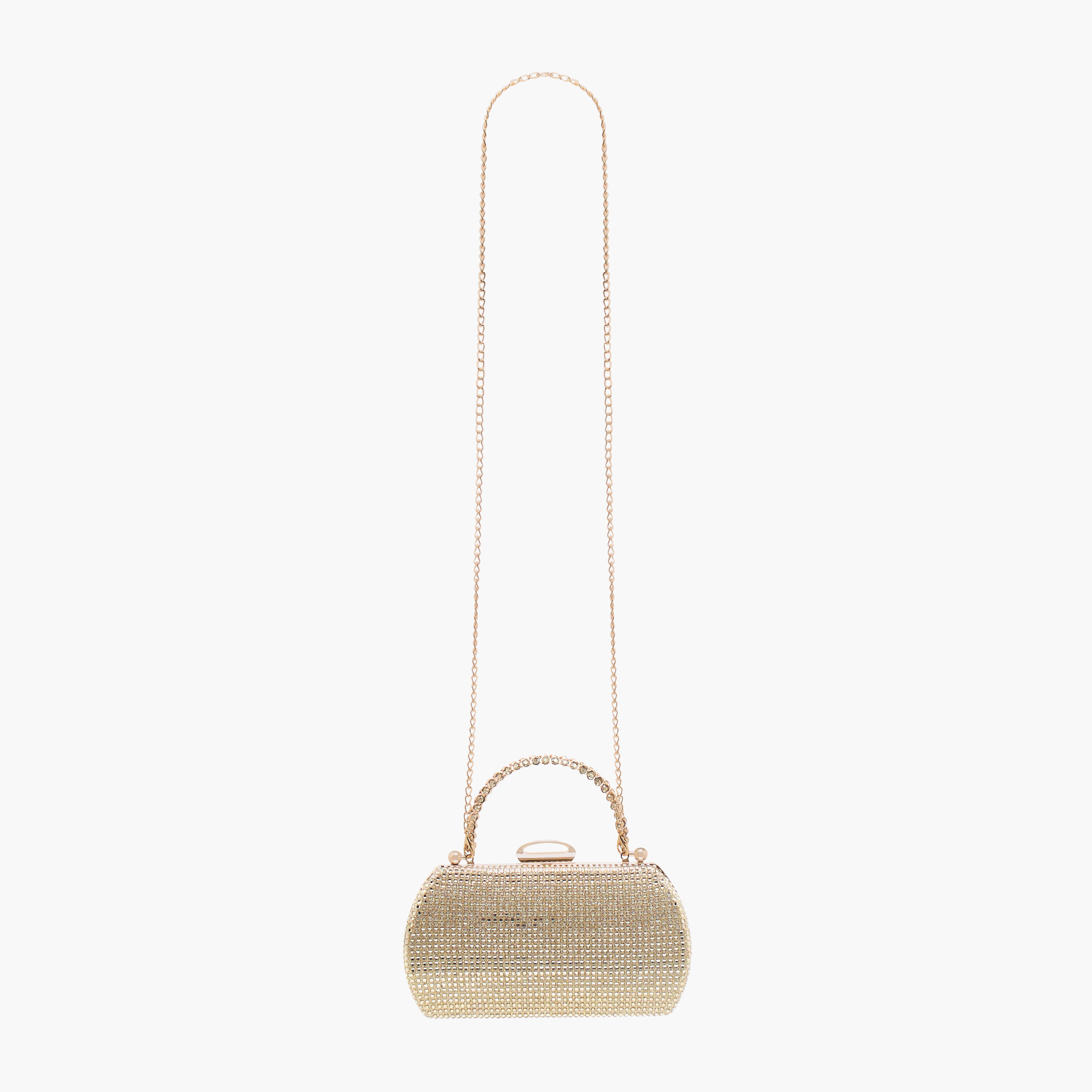 شنطة كلاتش مزينة بحزام سلسلة قابل للفصل من ساشا-women-bagsandwallets-handbags-image-3