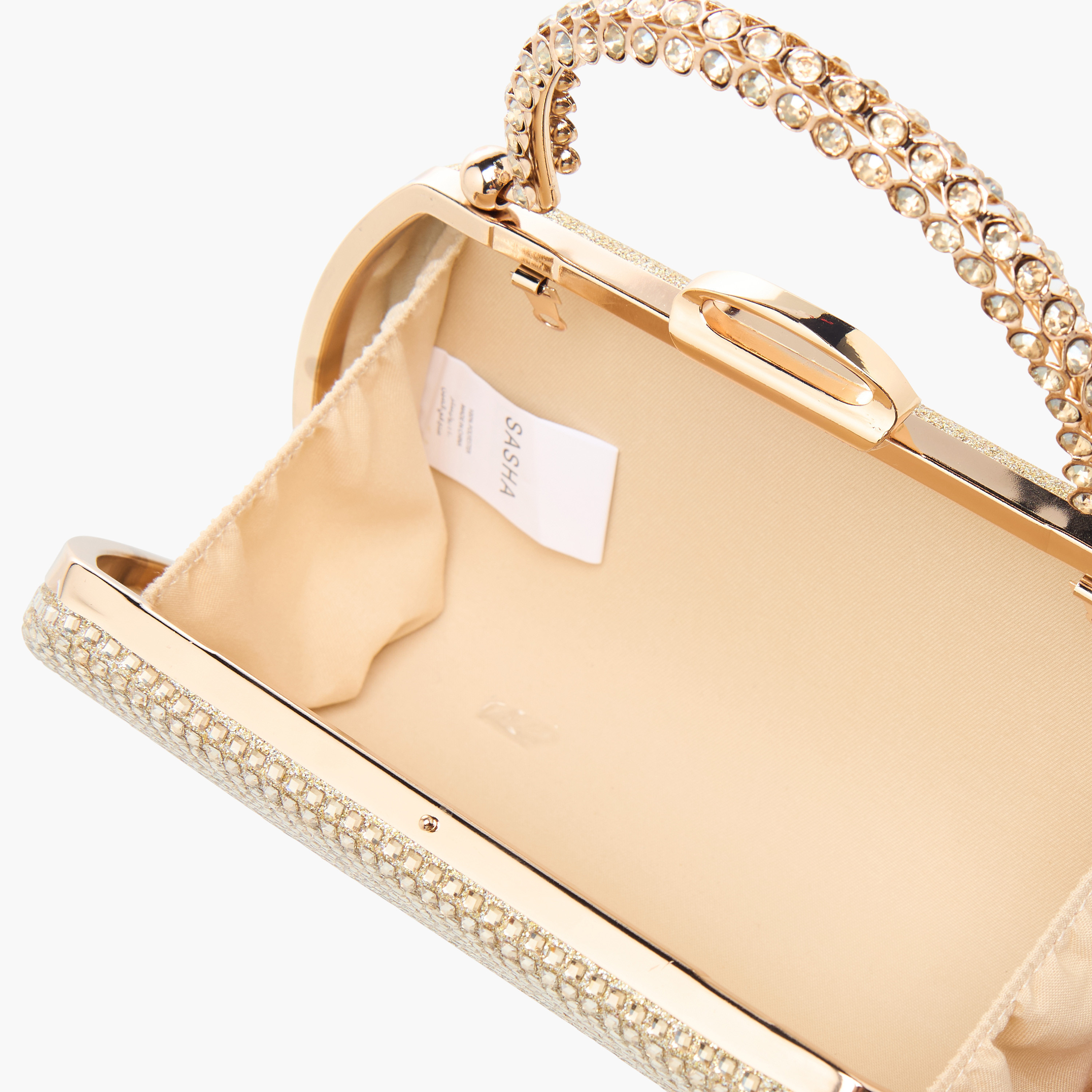 شنطة كلاتش مزينة بحزام سلسلة قابل للفصل من ساشا-women-bagsandwallets-handbags-image-8