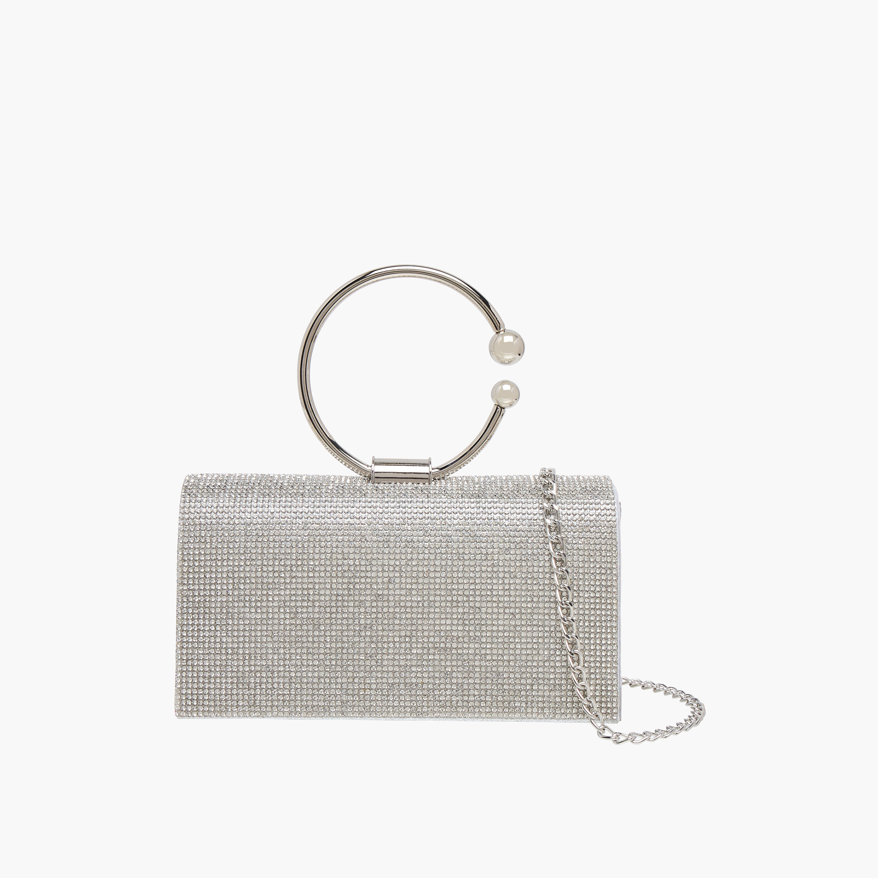 Sasha Embellished Clutch with Detachable Chain Strap-women-bagsandwallets-handbags-image-1