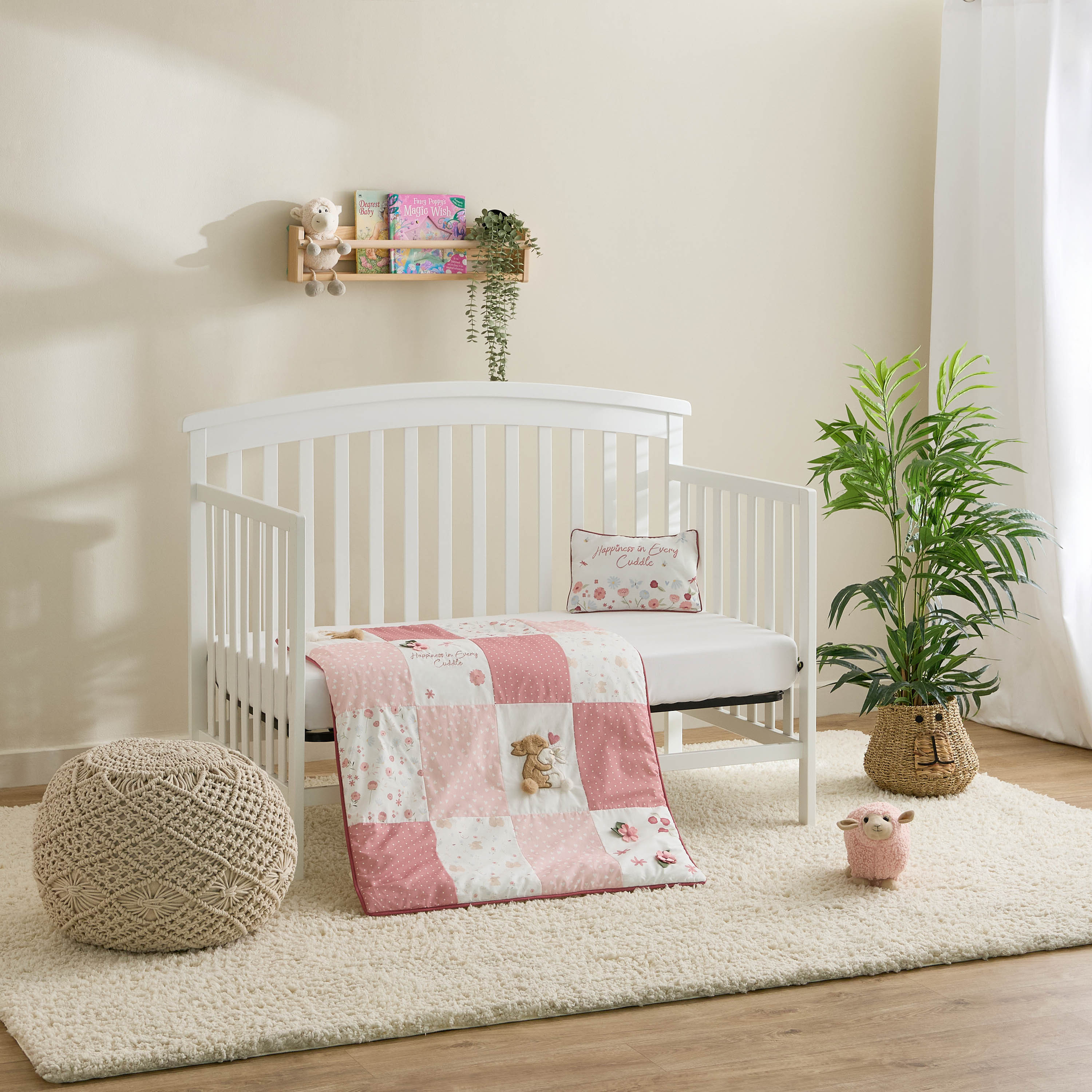 Juniors Baby Bedding Set with Bunny Print, 83x106 cm-baby-nursery-babybedding-image-8