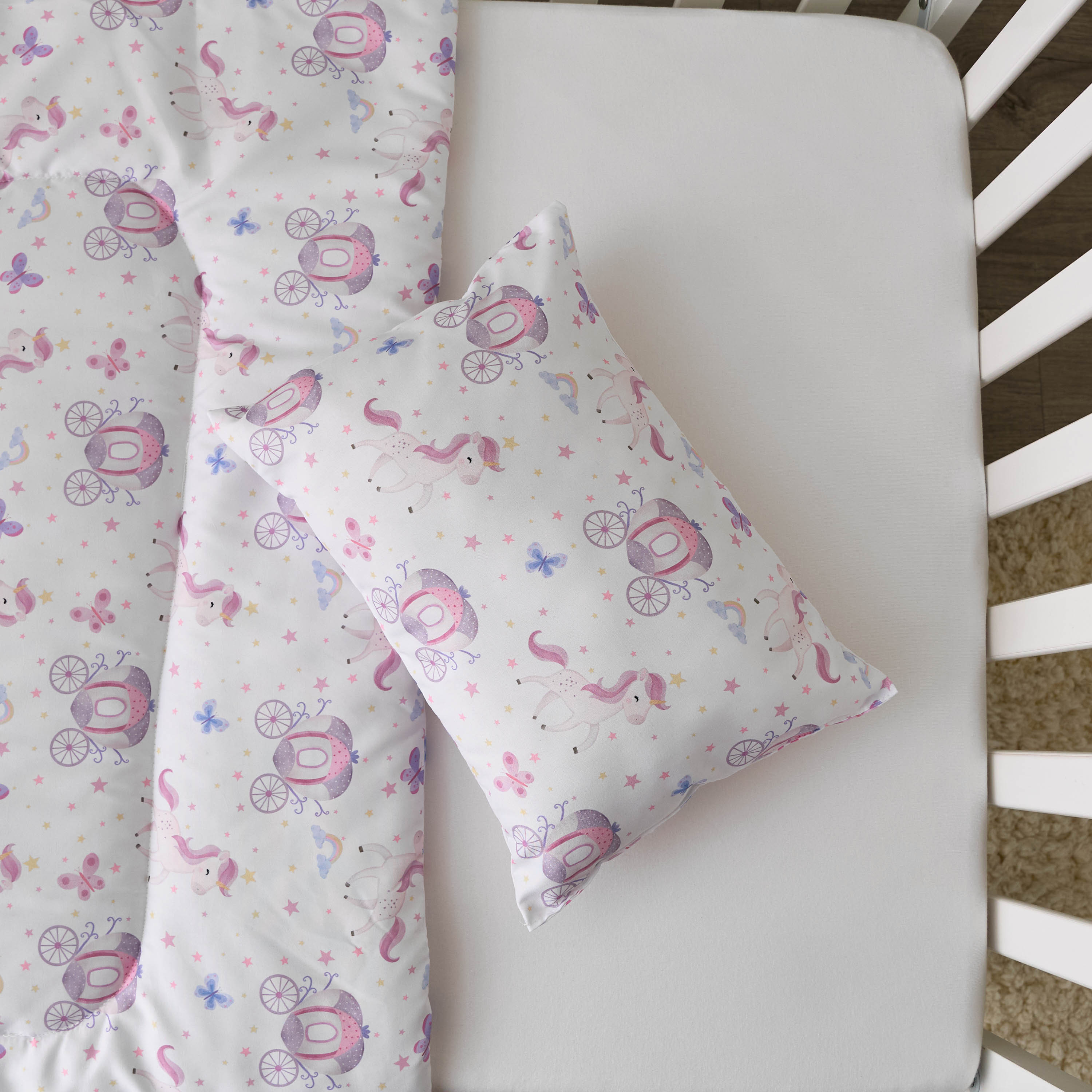 Juniors Baby Bedding Set with Unicorn Print, 90x130 cm-baby-nursery-babybedding-image-4
