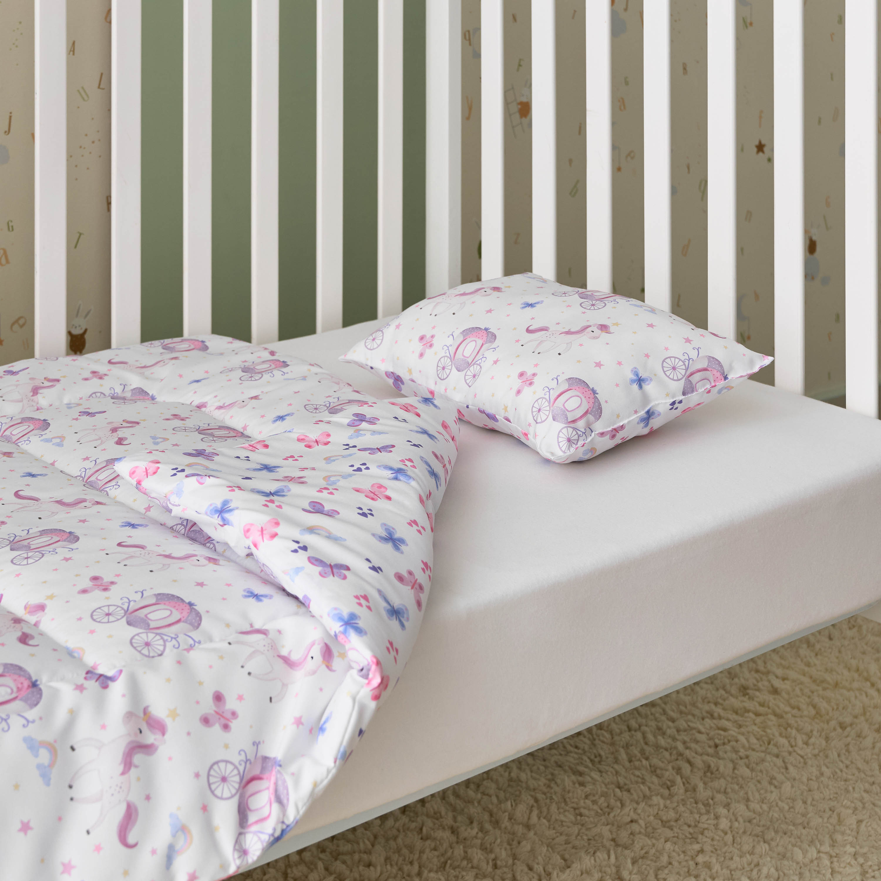 Juniors Baby Bedding Set with Unicorn Print, 90x130 cm-baby-nursery-babybedding-image-5