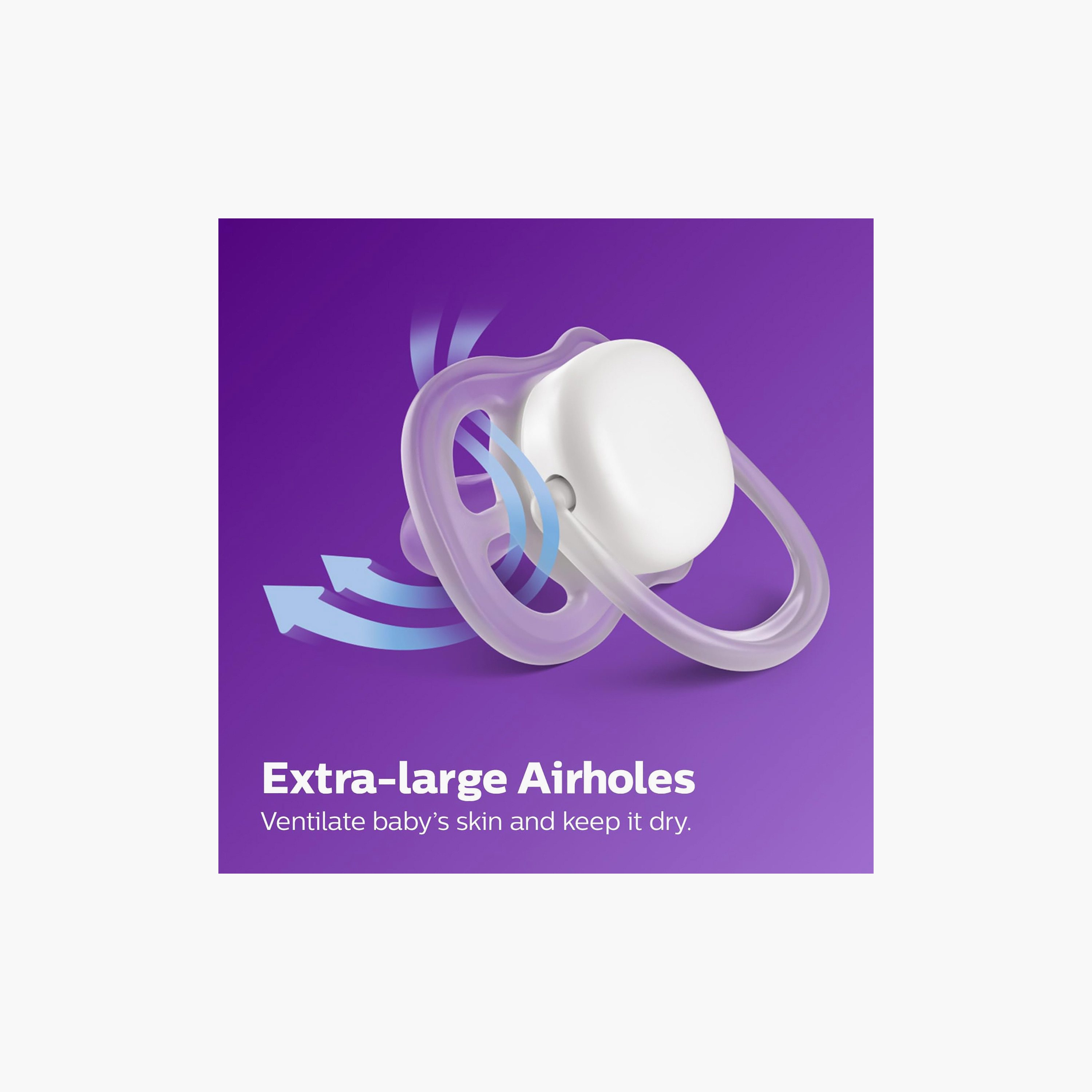 Pack of 2 Philips Avent Ultra Air Baby Pacifier with Orthodontic Nipple, 6-18 Months-baby-feeding-pacifiers-image-7