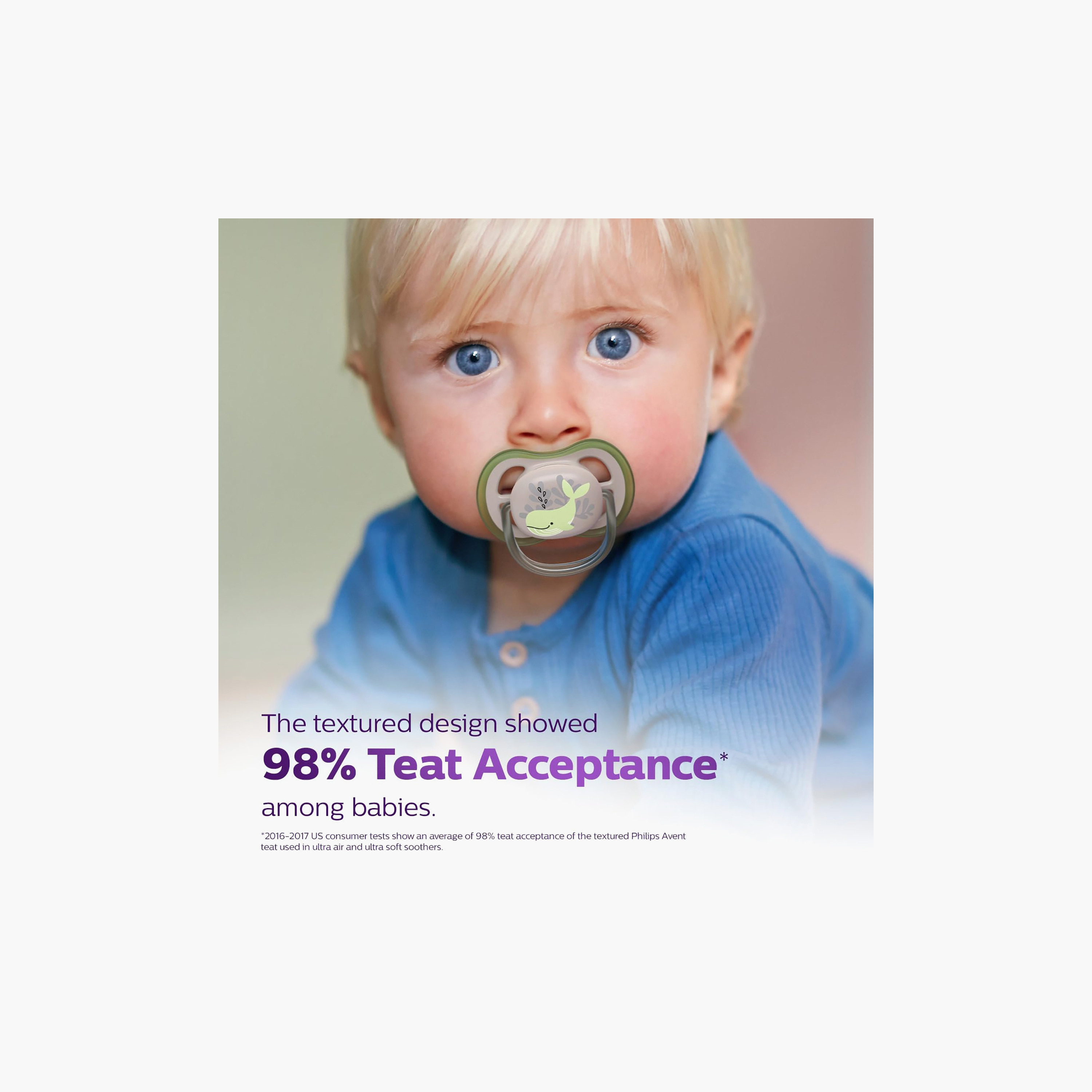 Pack of 2 Philips Avent Ultra Air Baby Pacifier with Orthodontic Nipple, 6-18 Months-baby-feeding-pacifiers-image-9