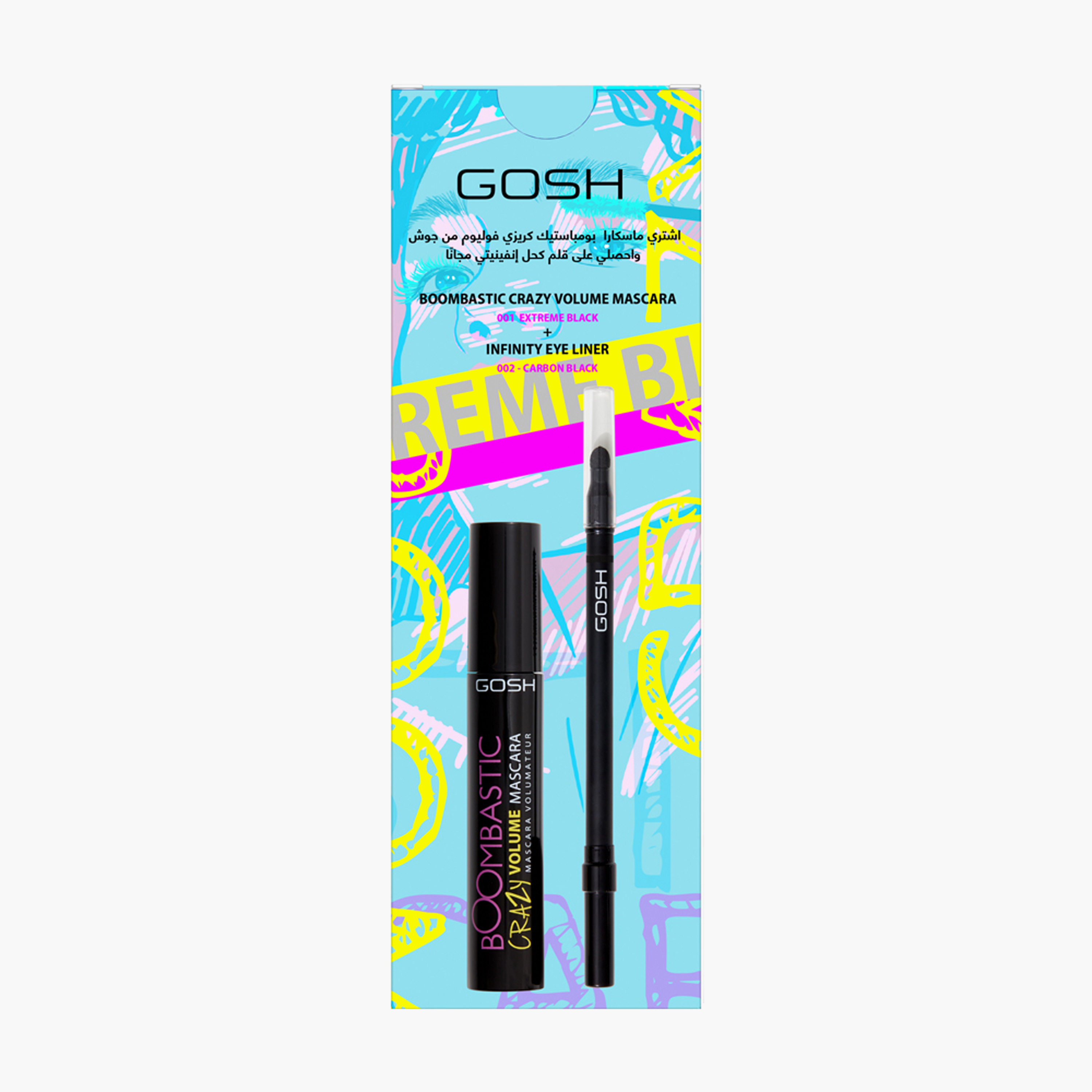 Gosh Boombastic Crazy Volume Mascara with Infinity Eyeliner-beautyandpersonalcare-makeup-eyes-eyeliners-image-1