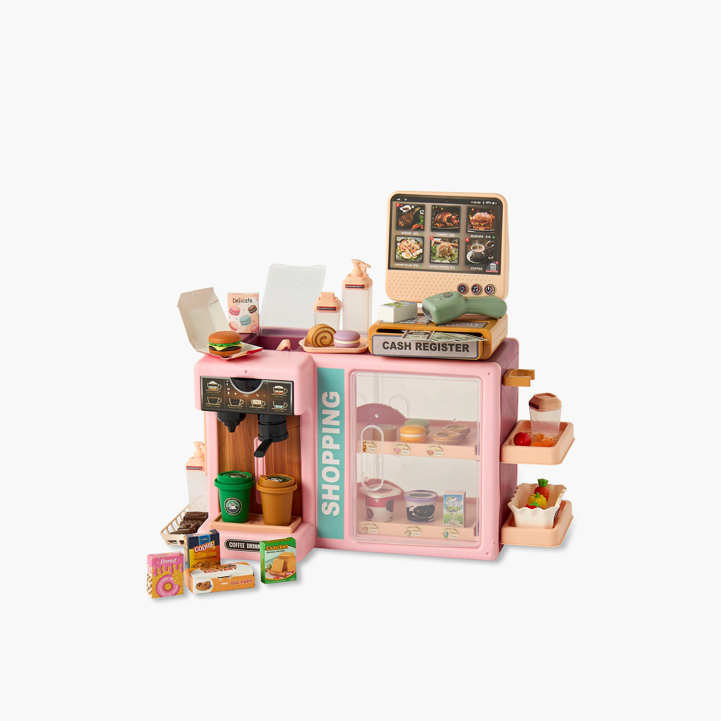 مجموعة ألعاب سوبر ماركت ومطبخ من دريم-toys-roleplay-kitchensets-image-1