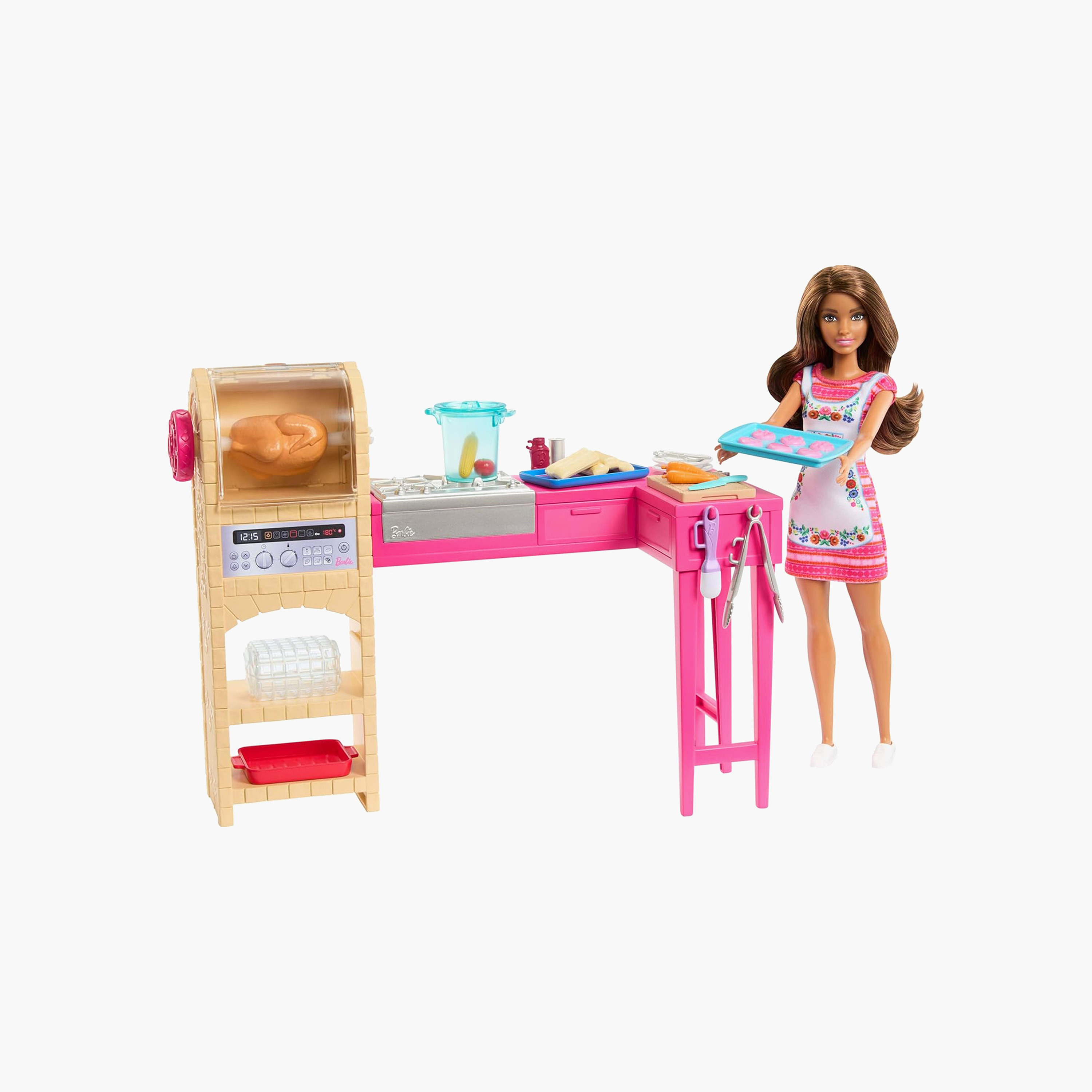 Barbie and Teresa Recipe for Friendship Doll Kitchen Set with Color-Change Cookies and Accessories-toys-dollsandplaysets-dolls-image-1