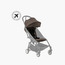 Stokke YOYO 6+ Color Pack -  Seat Pad, Extendable Canopy & Zipped Back Pocket - Leopard-baby-gear-strollersandprams-accessories-image-1
