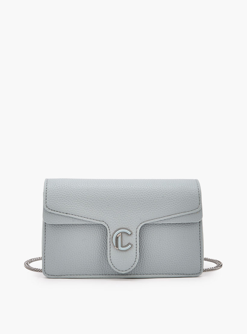 شنطة كروس بودي بارزة الملمس بحزام سلسلة من لو كونفورت-women-bagsandwallets-handbags-image-1