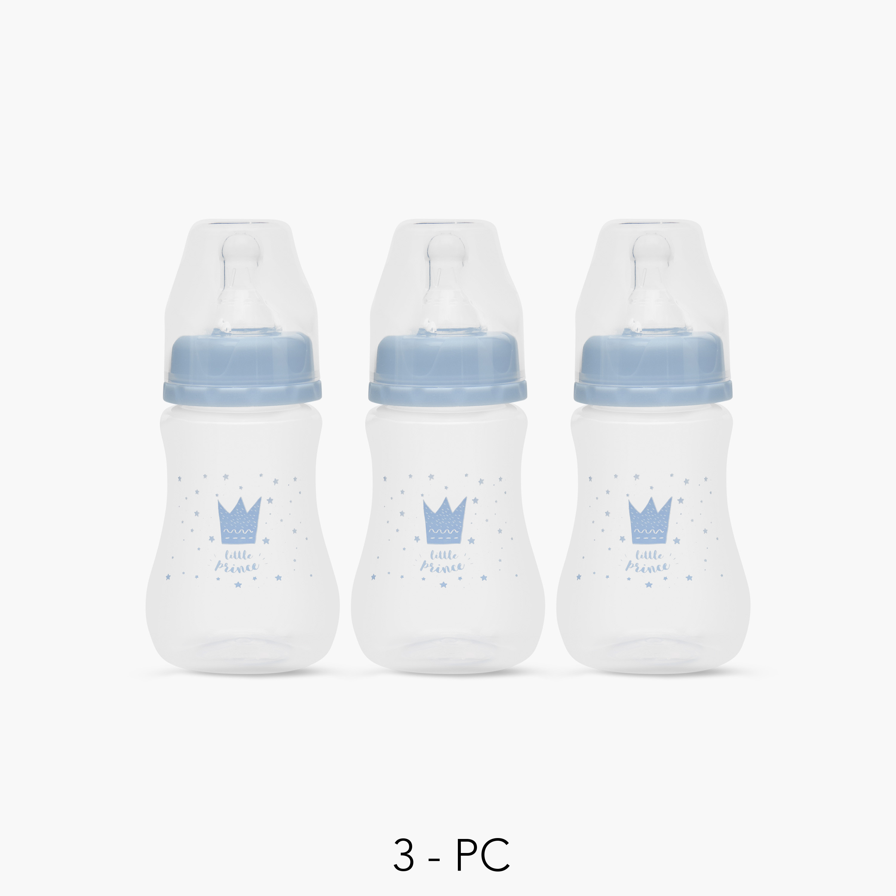 Pack of 3 Juniors Feeding Bottle with Anti-Colic Valve, 3 months+-baby-feeding-feedingbottles-bottlesandteats-image-1
