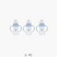طقم قارورة رضاعة مضادة للمغص 3 قطع من جونيورز - 3 أشهر فأكثر-baby-feeding-feedingbottles-bottlesandteats-image-11