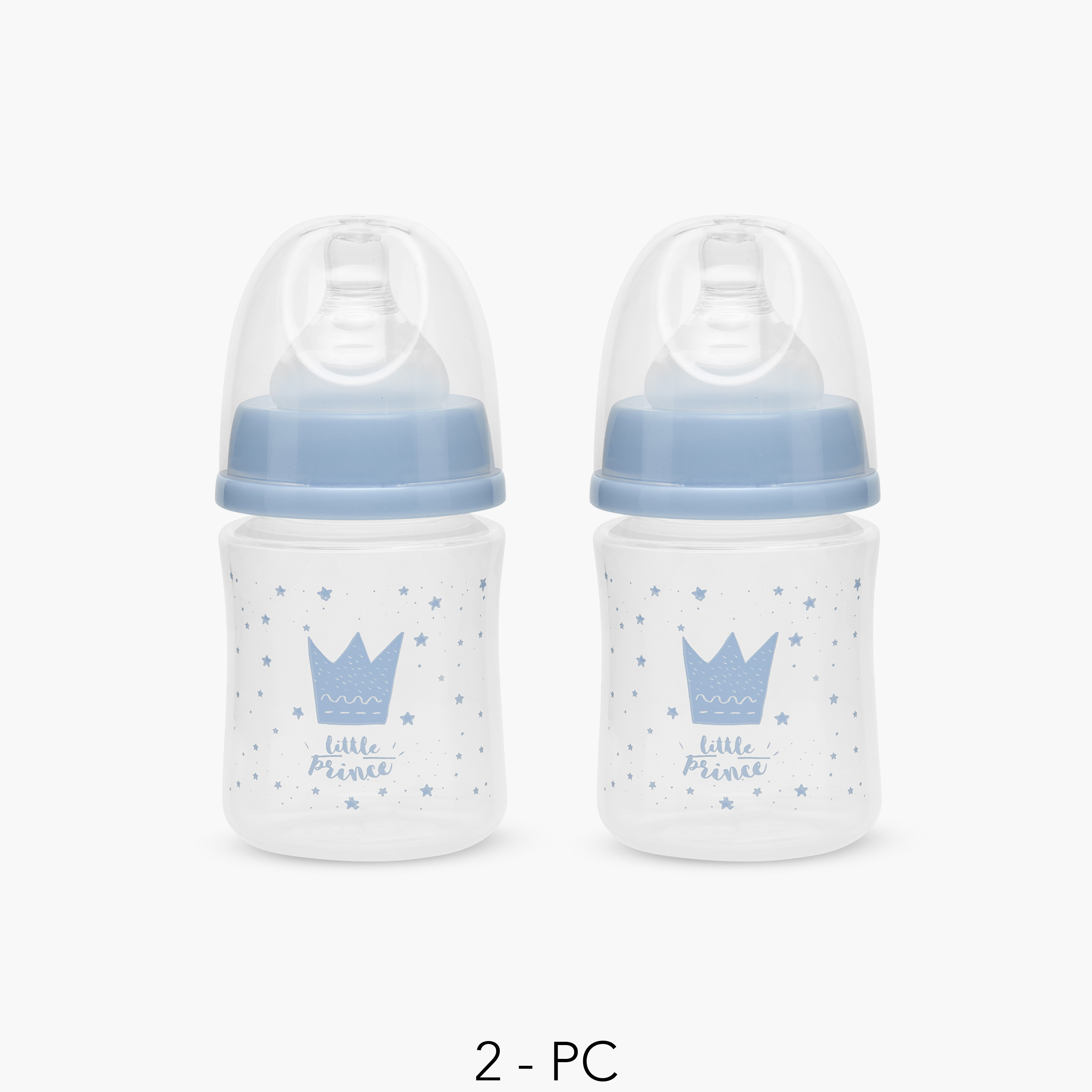 Pack of 2 Juniors Feeding Bottle with Wide Neck, 3 months+-baby-feeding-feedingbottles-bottlesandteats-image-1
