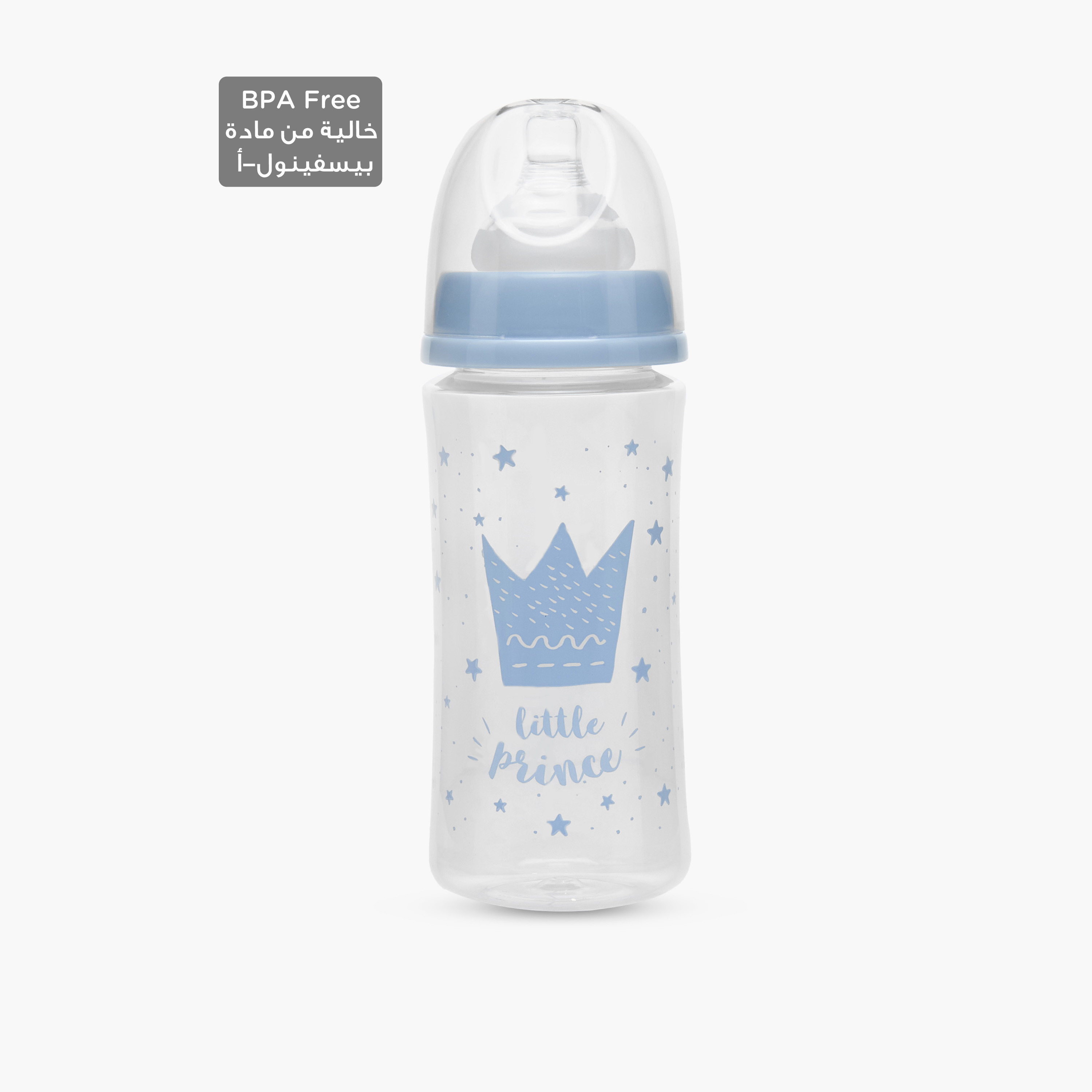 رضاعة أطفال بحلمة سيليكون من جونيورز - عبوة من قطعتين - 3 شهور فما فوق-baby-feeding-feedingbottles-bottlesandteats-image-2