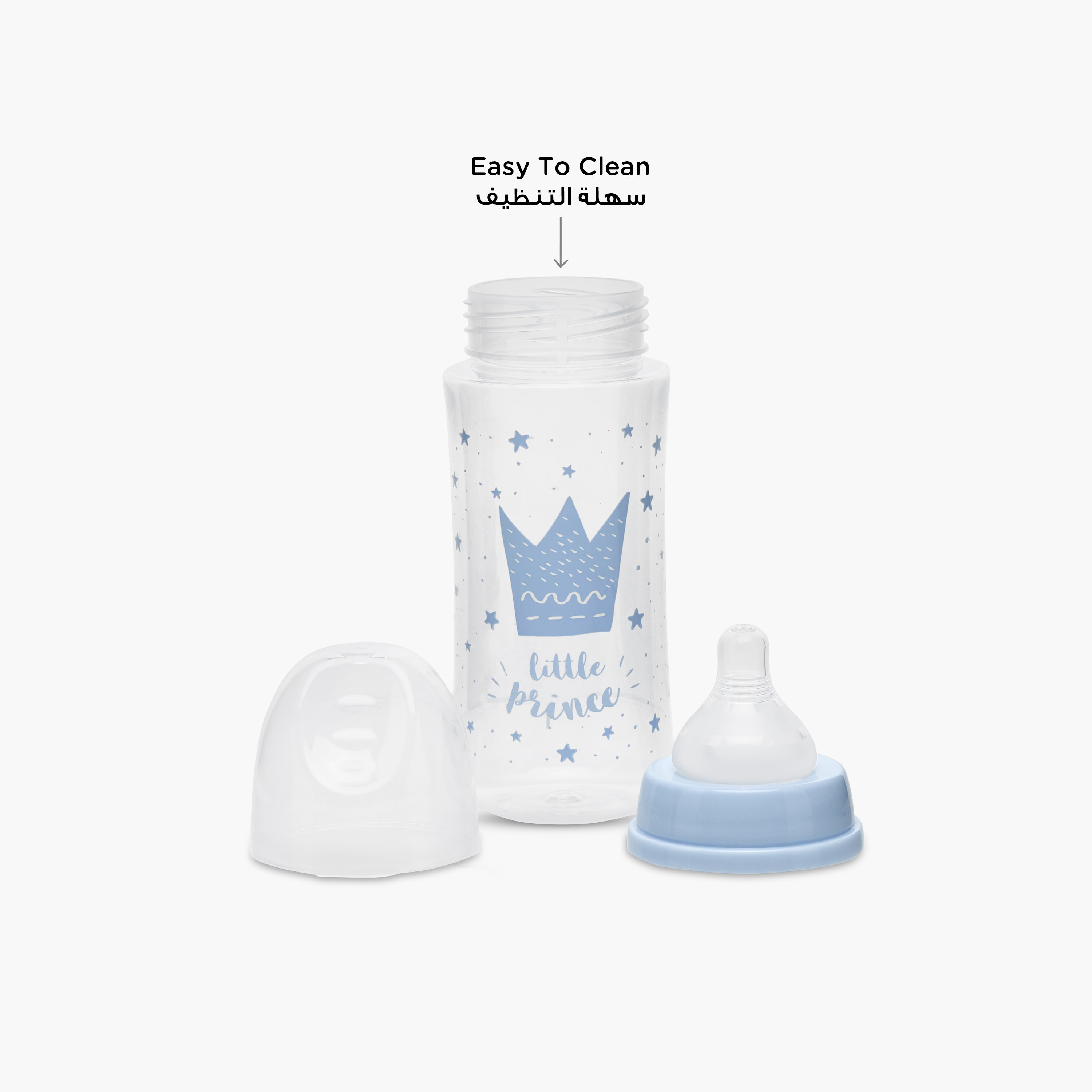 رضاعة أطفال بحلمة سيليكون من جونيورز - عبوة من قطعتين - 3 شهور فما فوق-baby-feeding-feedingbottles-bottlesandteats-image-9