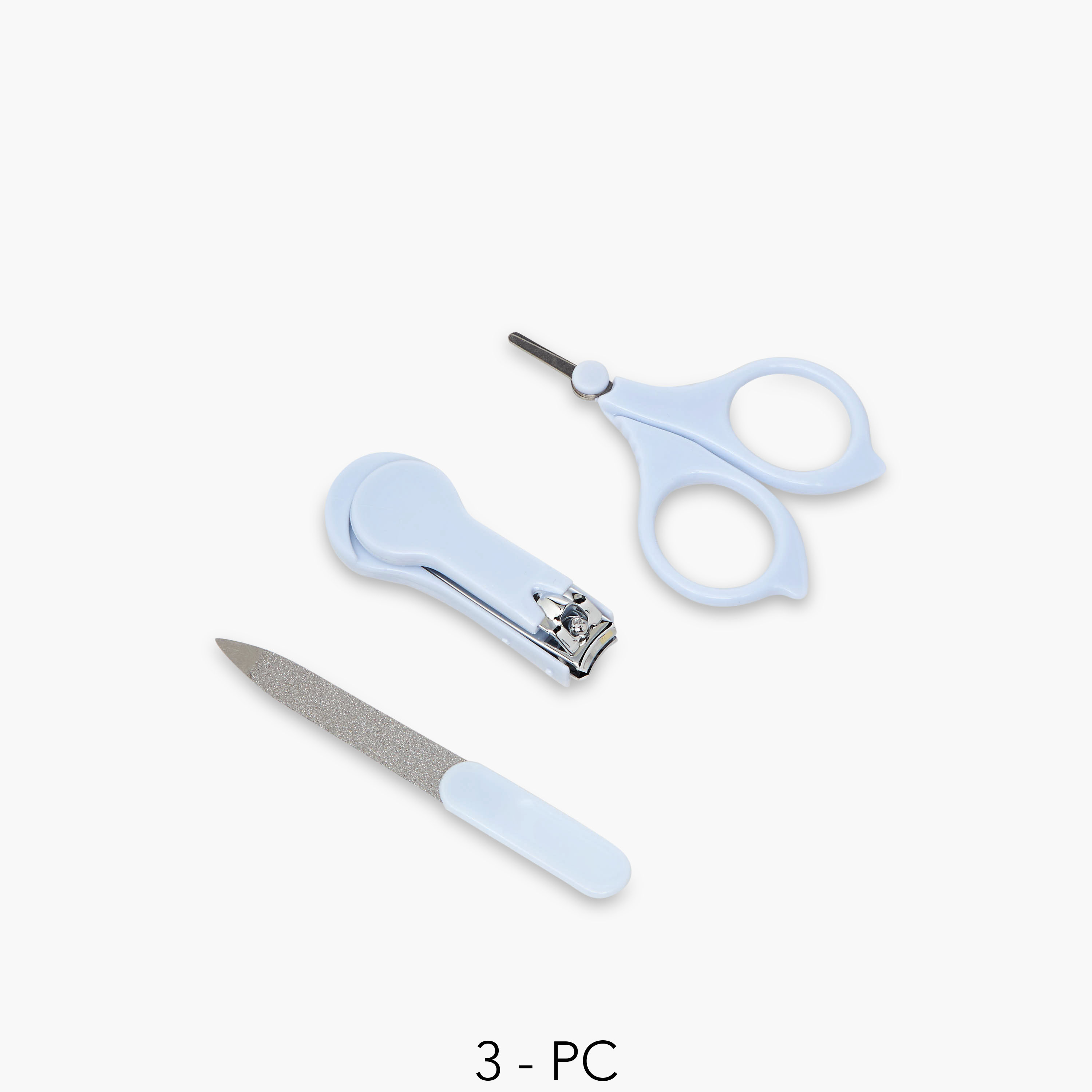 Juniors Baby Grooming Kit 3-Piece with Nail Clippers, Scissors and File-beautyandpersonalcare-babycare-babygrooming-image-1
