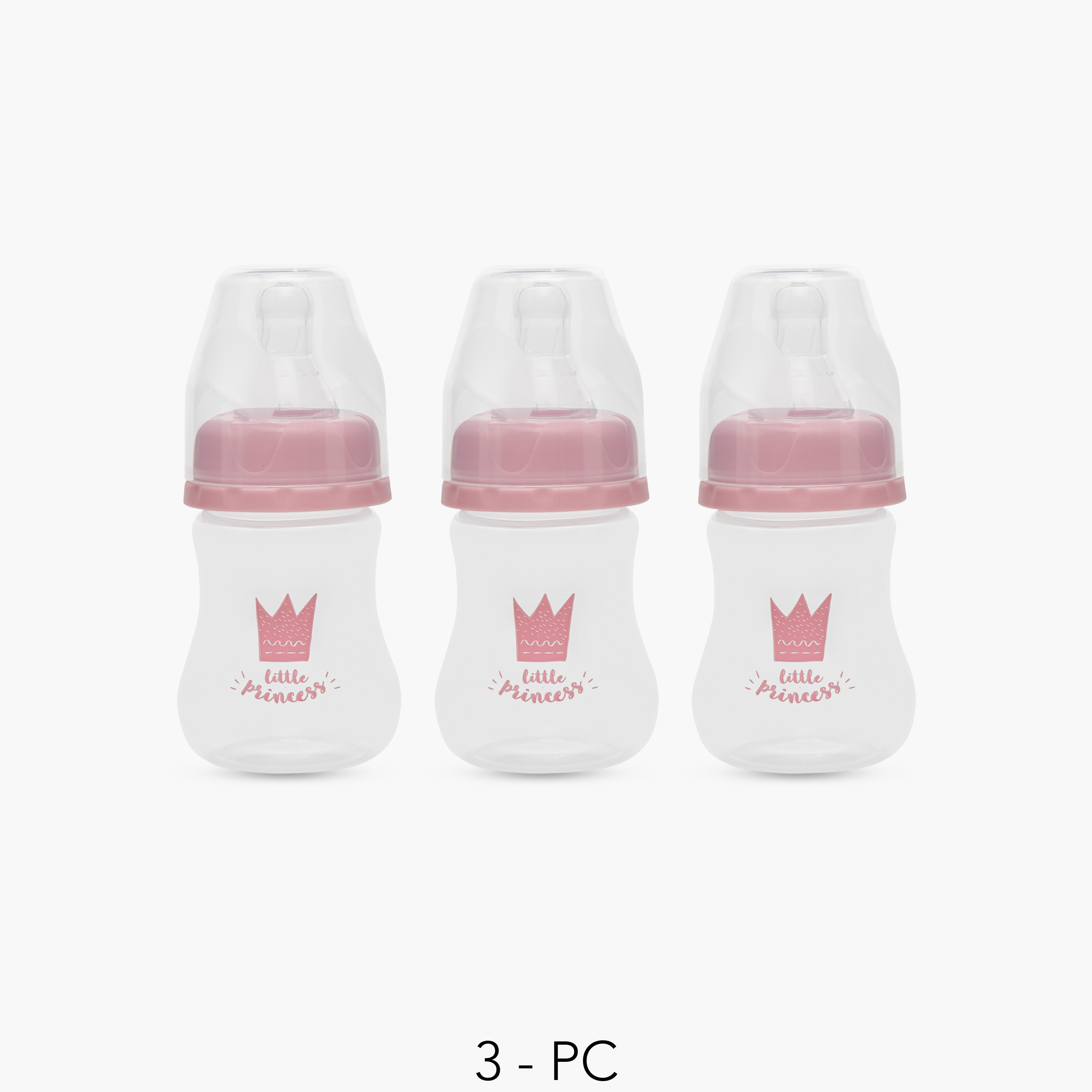 Pack of 3 Juniors Feeding Bottle with Anti-Colic Valve, 0 months+-baby-feeding-feedingbottles-bottlesandteats-image-1