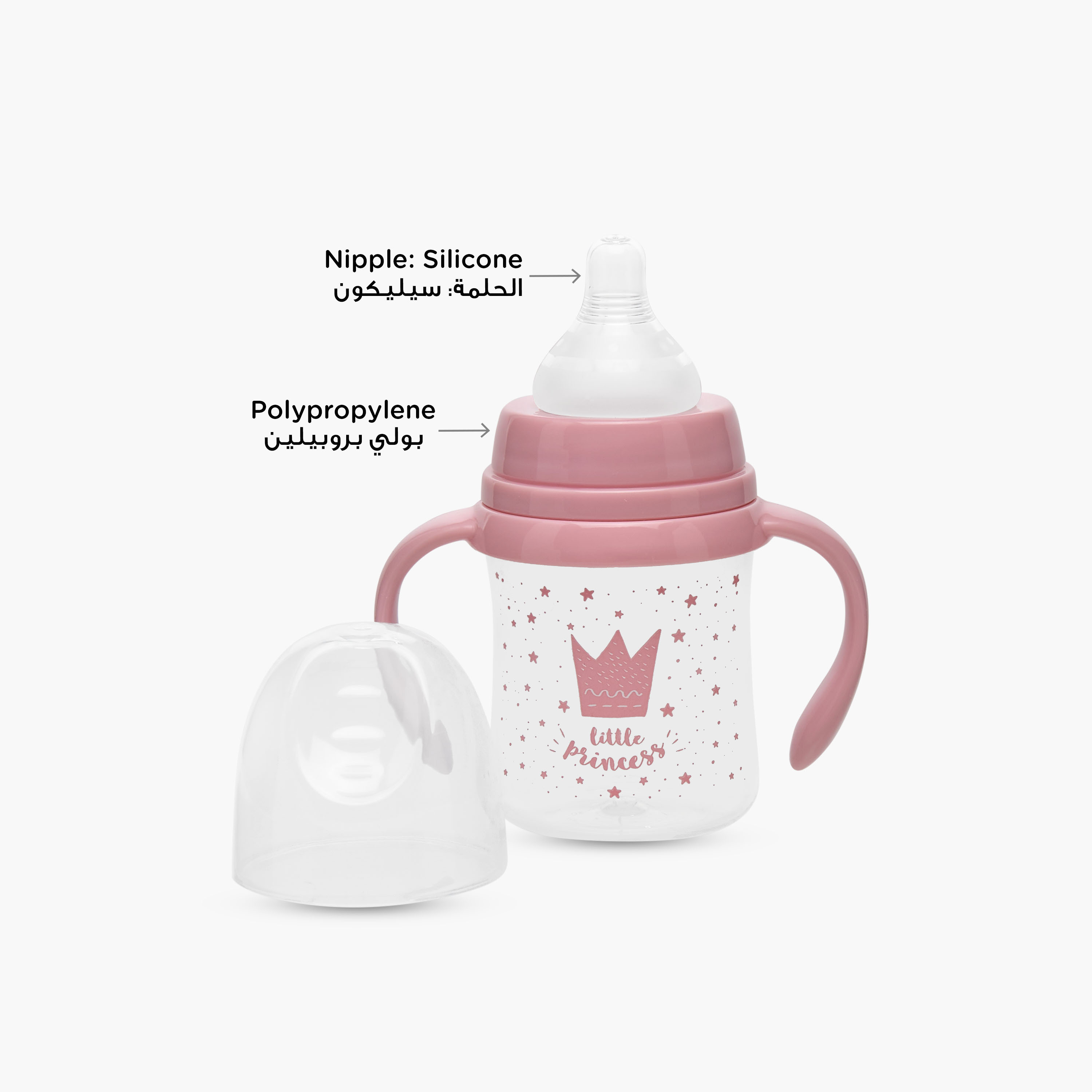 Pack of 2 Juniors Feeding Bottle with Handle, 3 months+-baby-feeding-feedingbottles-bottlesandteats-image-3